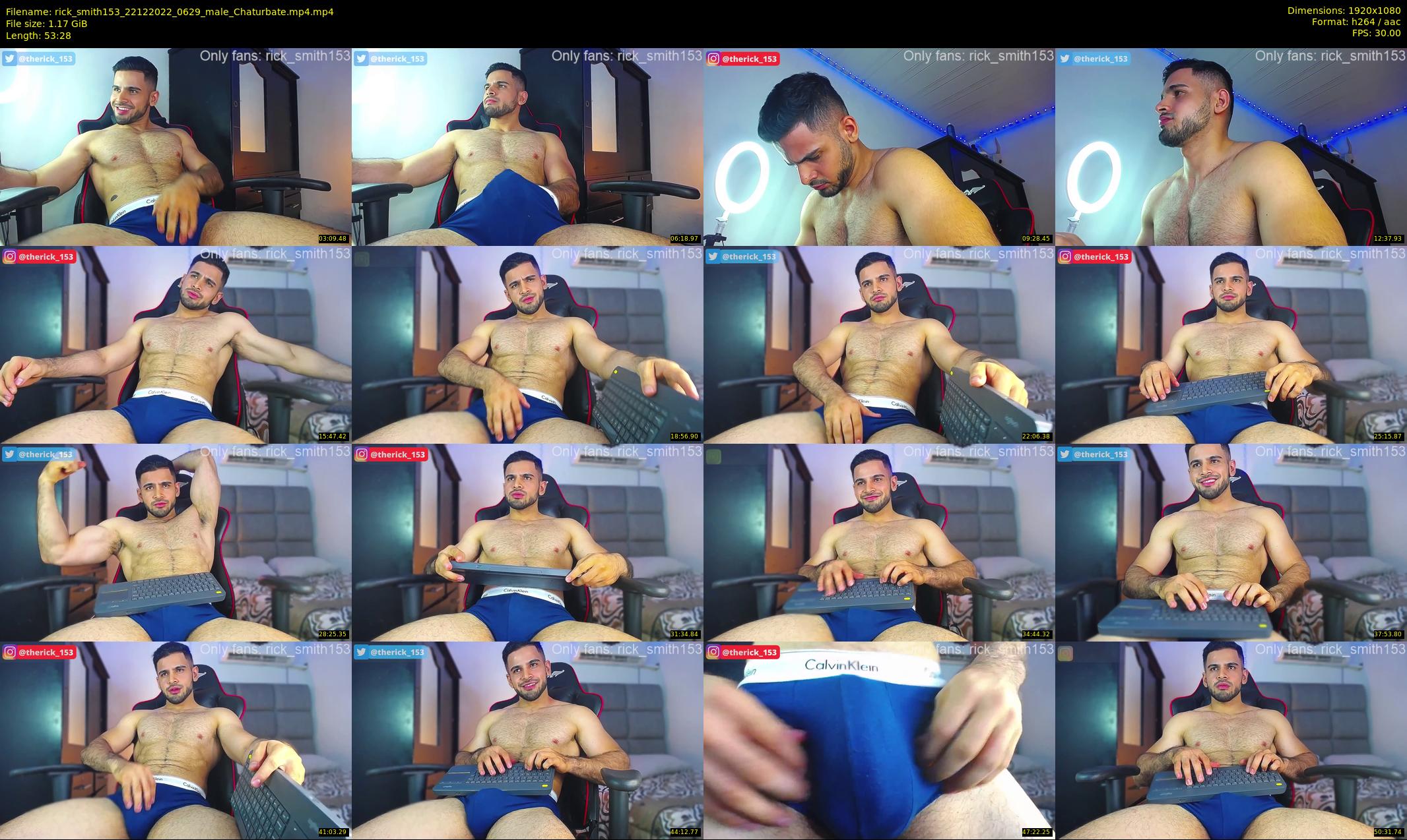 rick_smith153 — 54 minute Chaturbate male cam show recording, 1080p, Dec 22, 2022