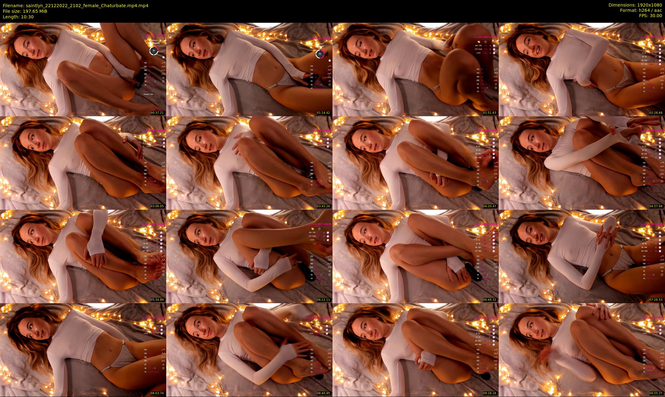 saintlyn — 11 minute Chaturbate female cam show recording, 1080p, Dec 22, 2022
