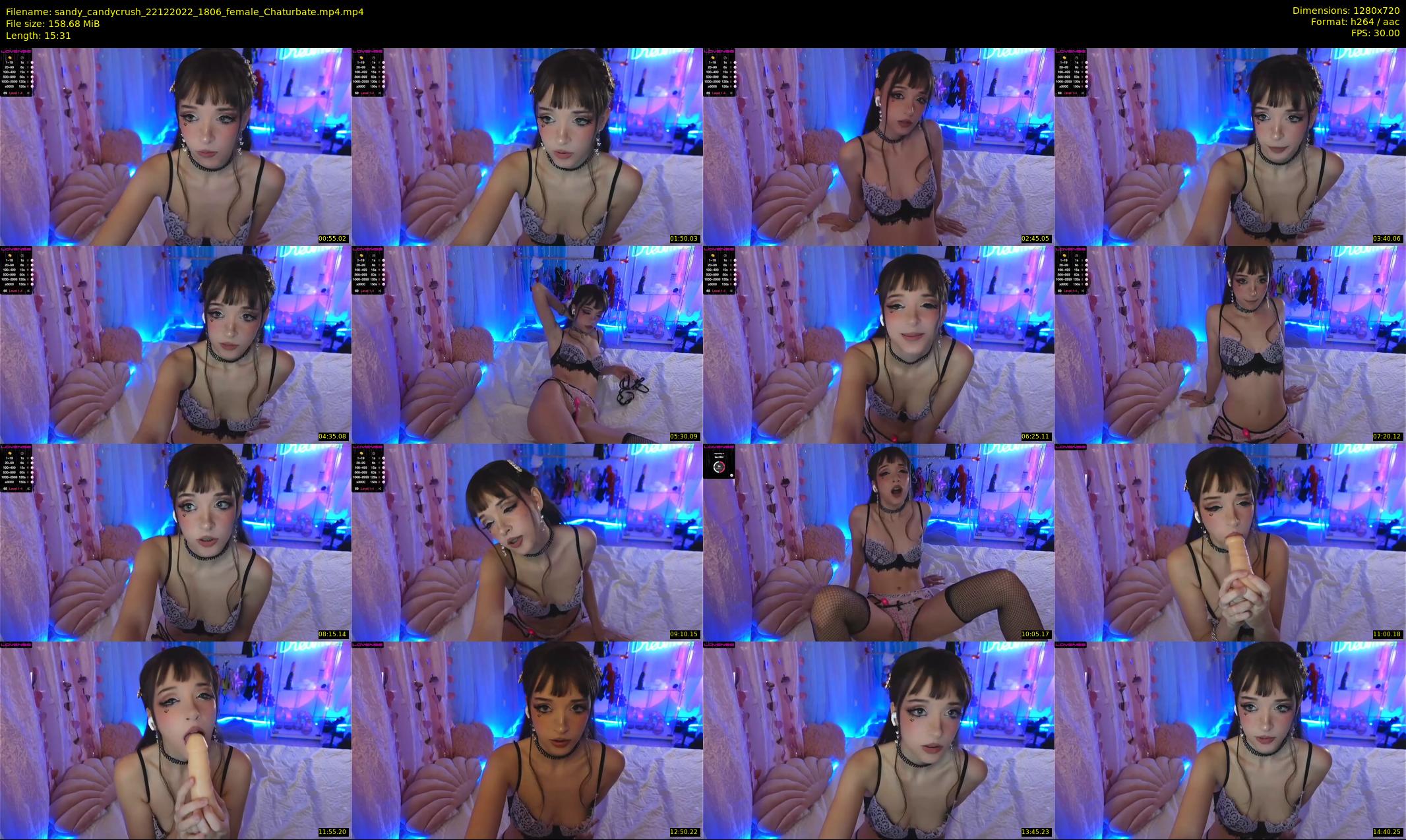 sandy_candycrush — 16 minute Chaturbate female cam show recording, 720p, Dec 22, 2022