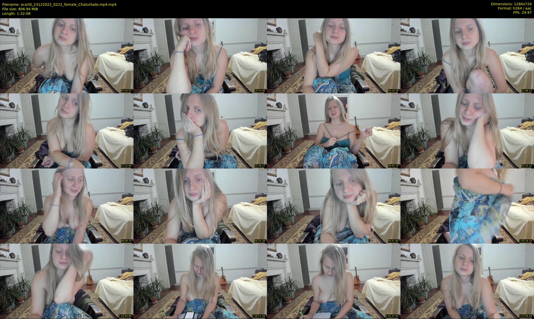 scartit — 93 minute Chaturbate female cam show recording, 720p, Dec 23, 2022