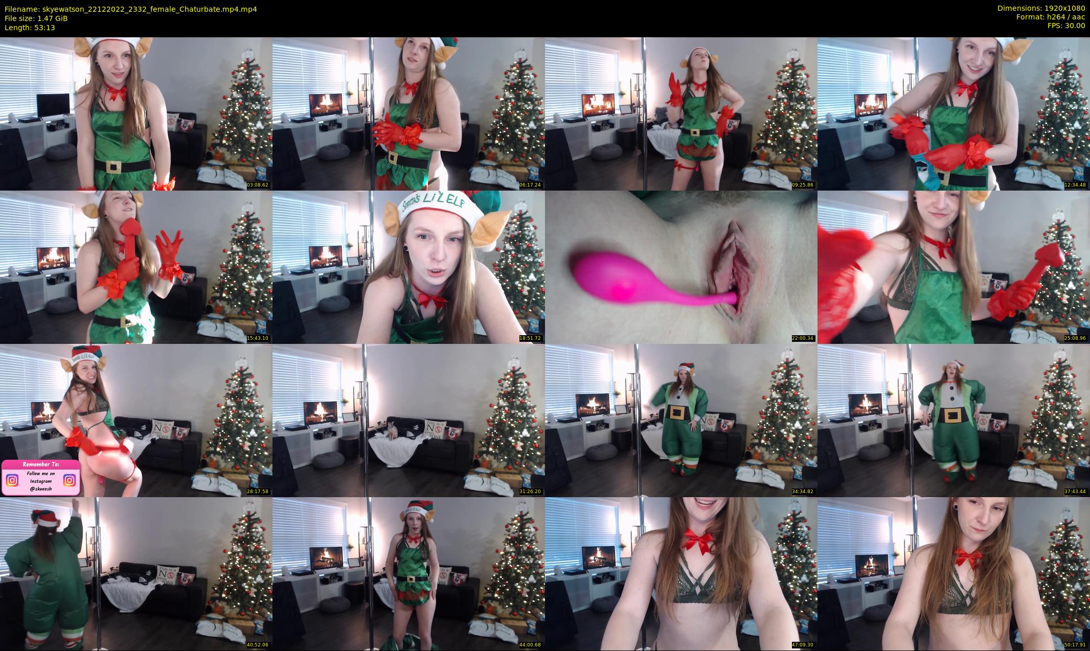 skyewatson — 54 minute Chaturbate female cam show recording, 1080p, Dec 22, 2022