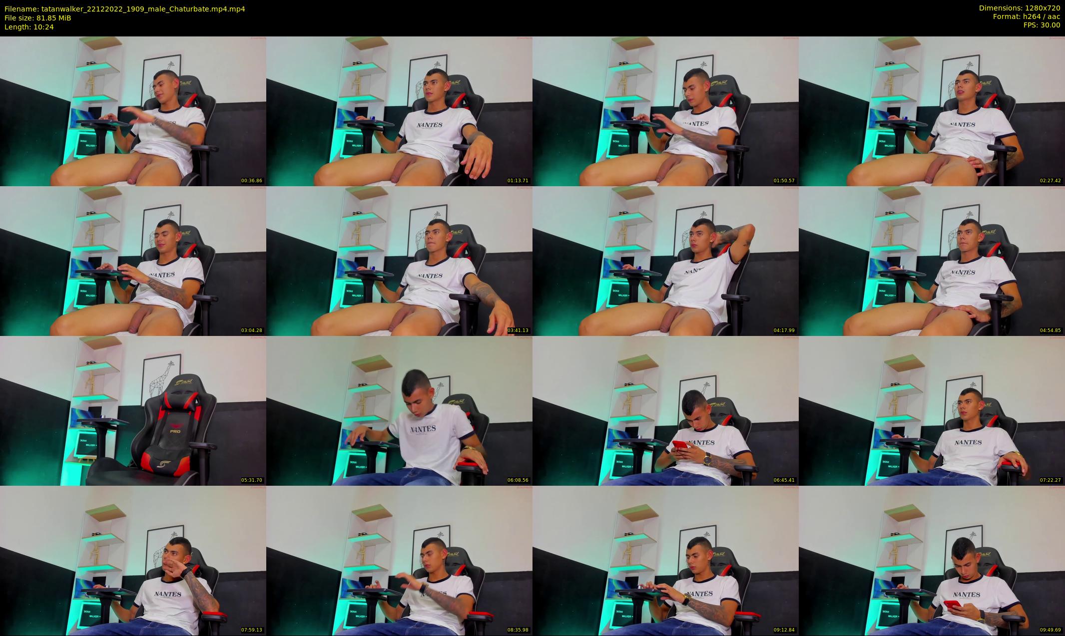 tatanwalker — 11 minute Chaturbate male cam show recording, 720p, Dec 22, 2022