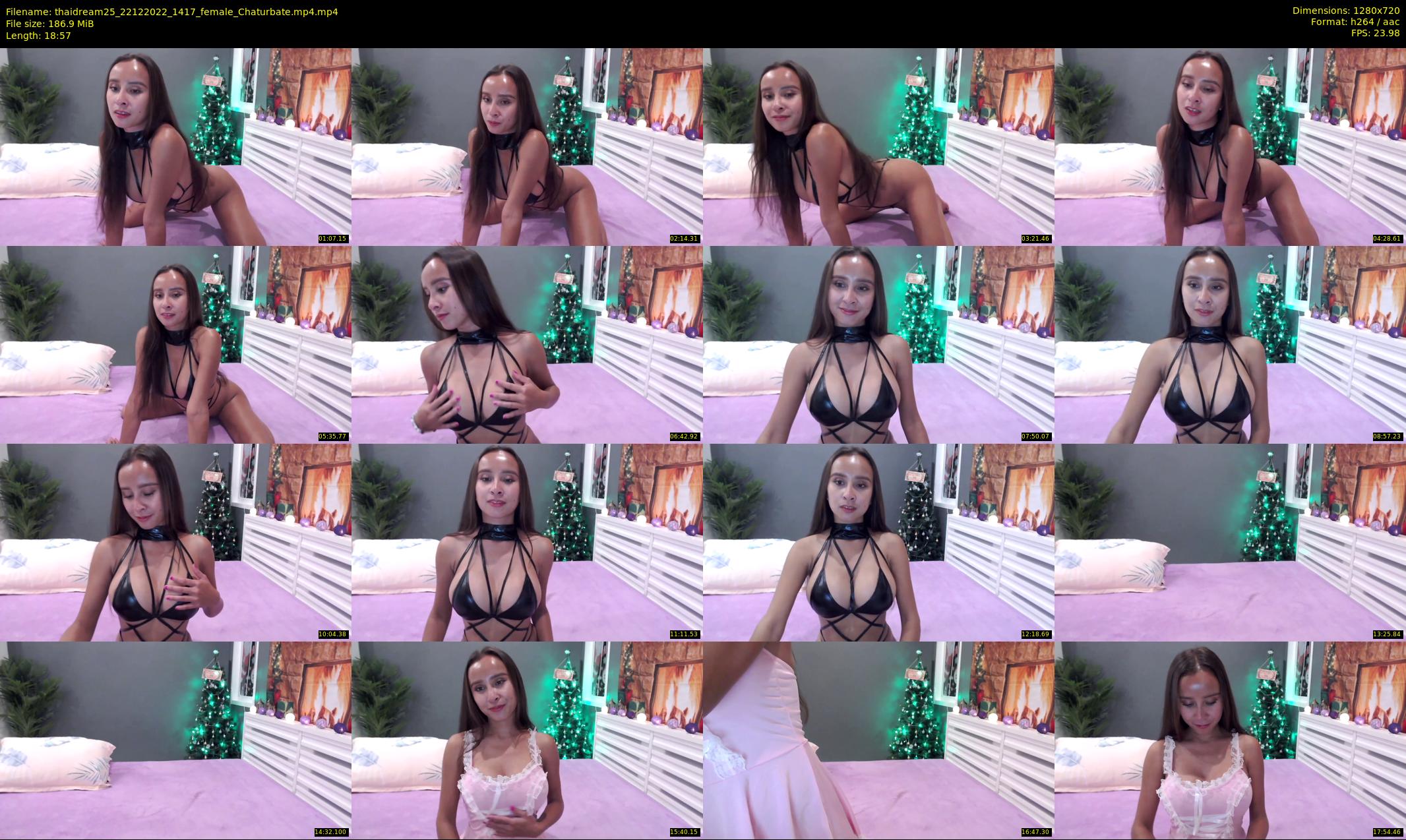 thaidream25 — 19 minute Chaturbate female cam show recording, 720p, Dec 22, 2022