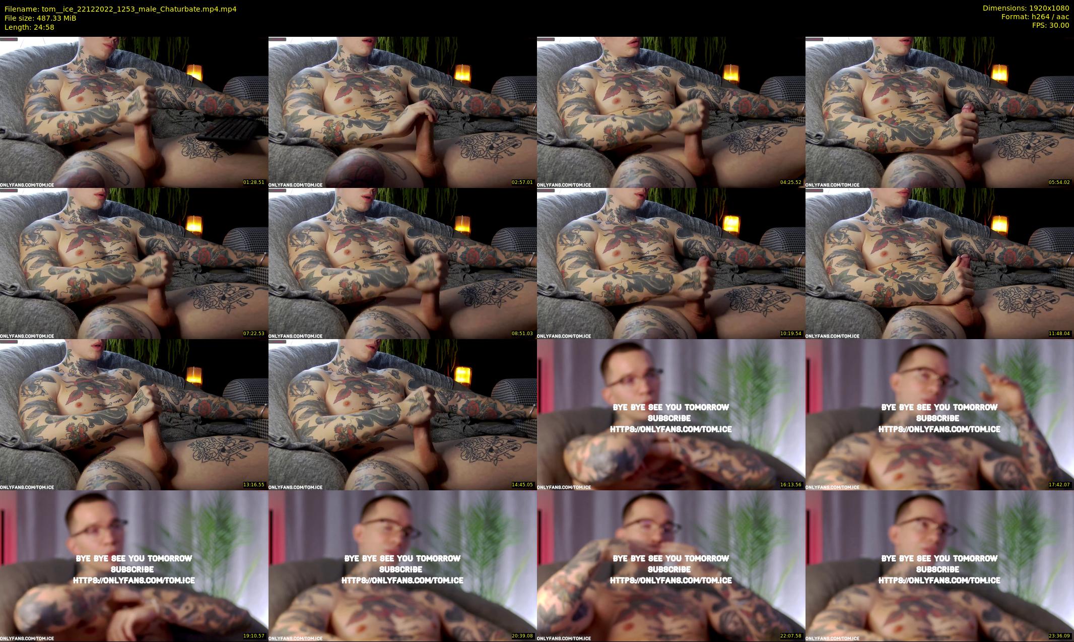 tom__ice — 25 minute Chaturbate male cam show recording, 1080p, Dec 22, 2022