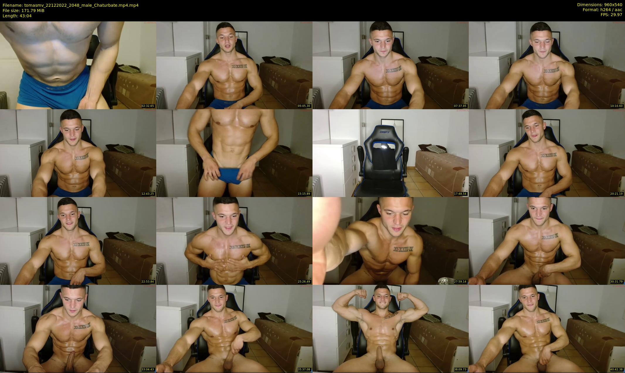 tomasmv — 44 minute Chaturbate male cam show recording, 480p, Dec 22, 2022