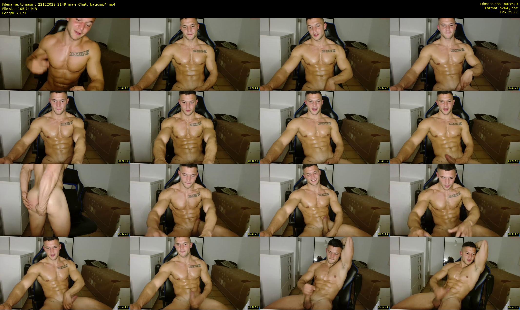 tomasmv — 29 minute Chaturbate male cam show recording, 480p, Dec 22, 2022