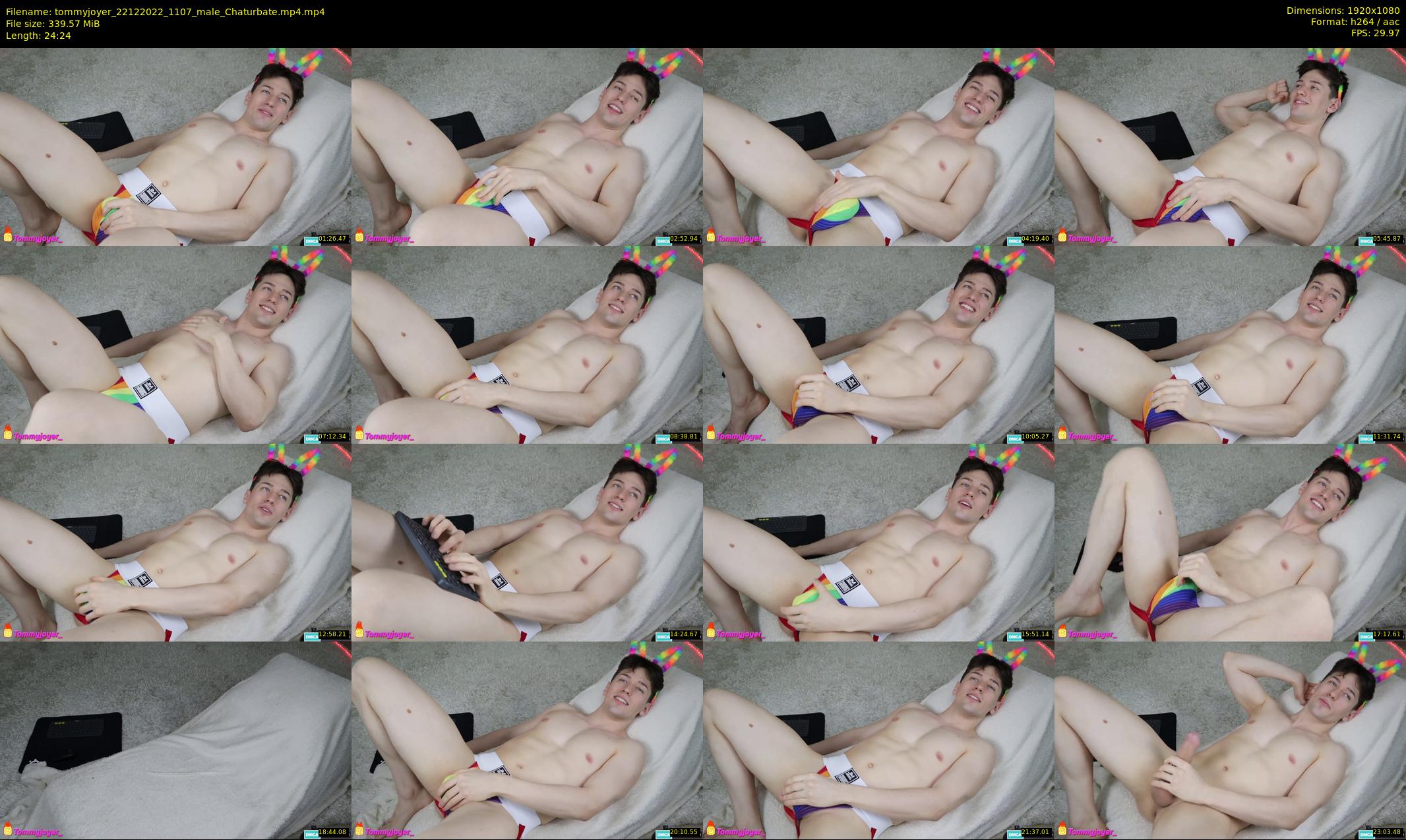 tommyjoyer — 25 minute Chaturbate male cam show recording, 1080p, Dec 22, 2022
