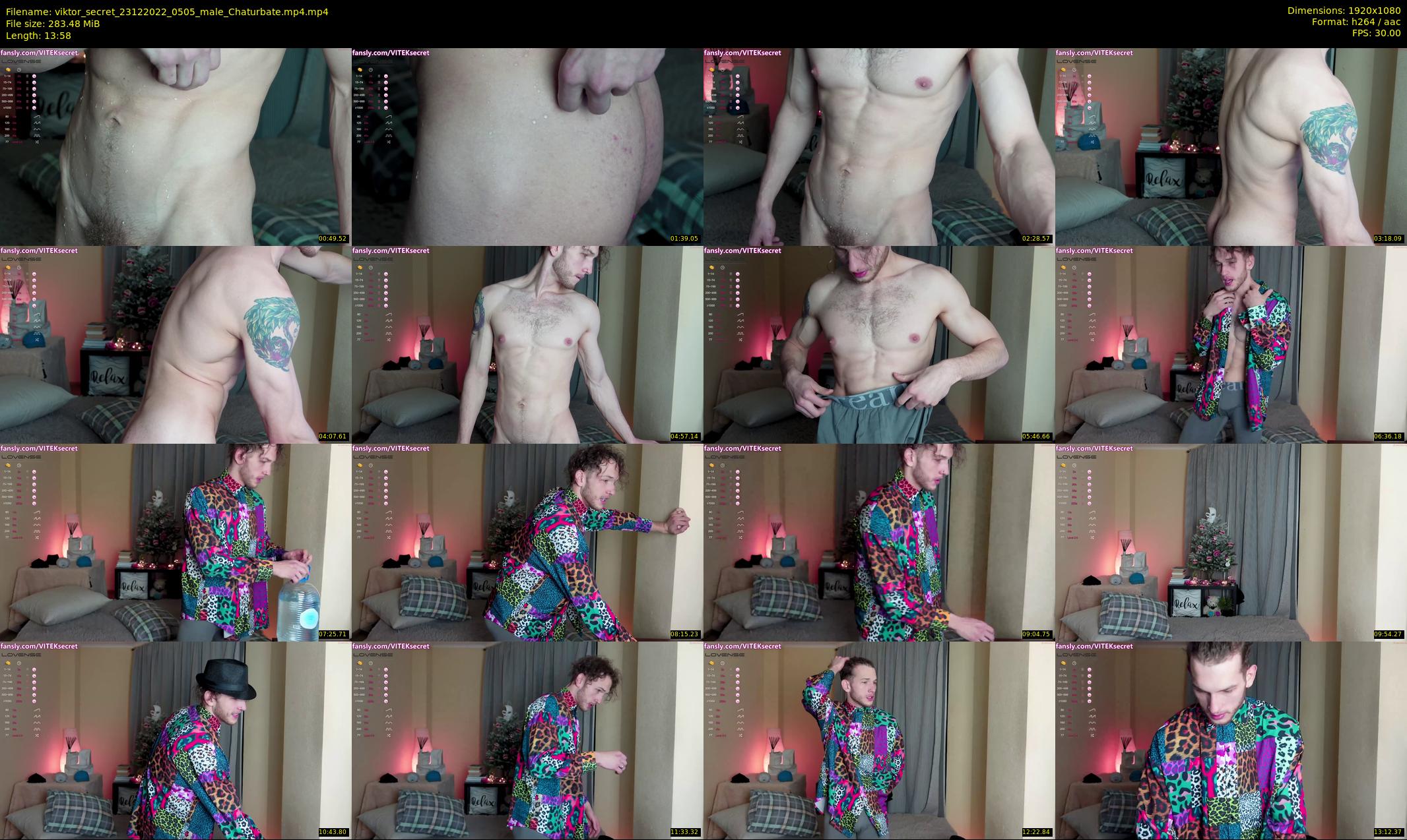 viktor_secret — 14 minute Chaturbate male cam show recording, 1080p, Dec 23, 2022