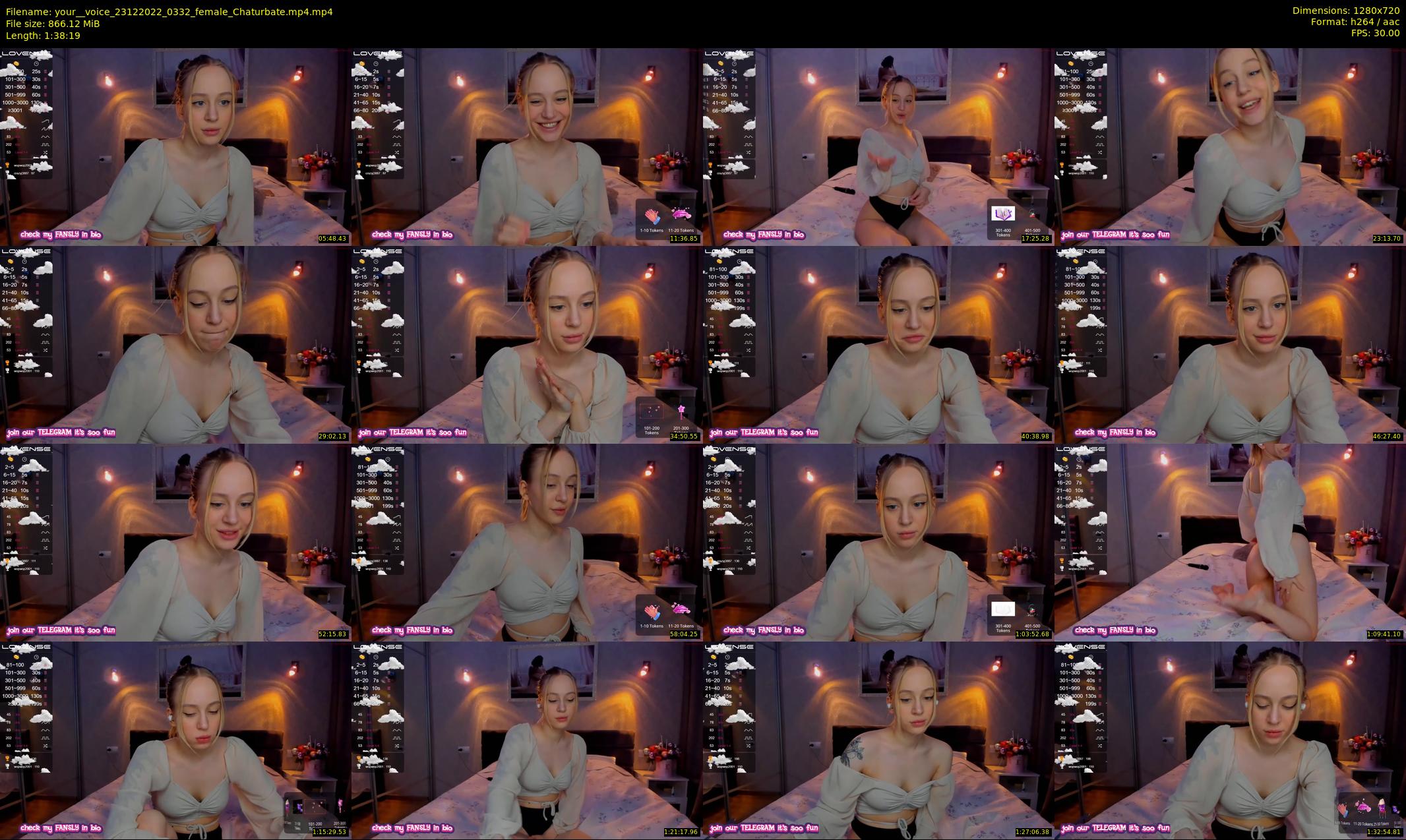 your__voice — 99 minute Chaturbate female cam show recording, 720p, Dec 23, 2022