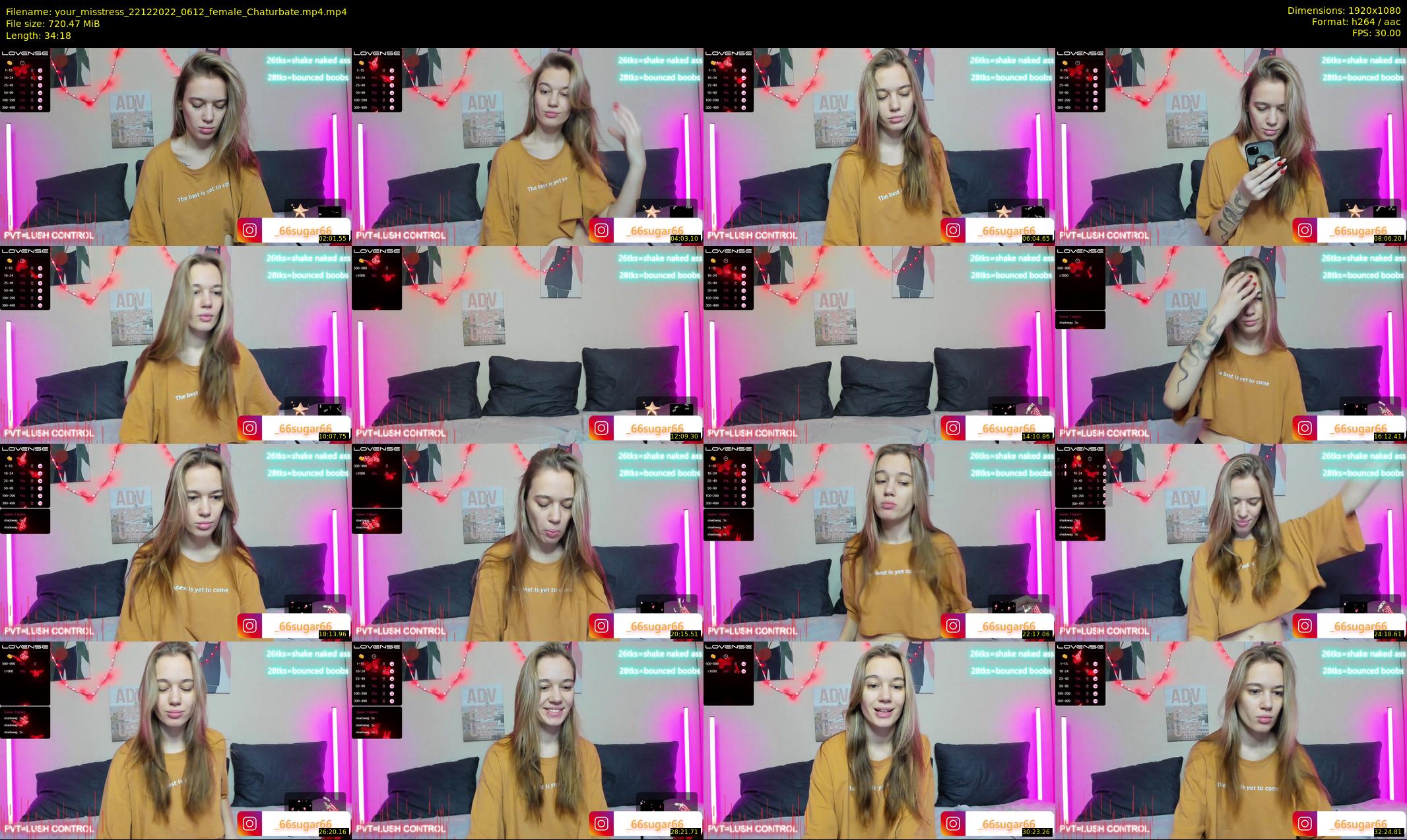 your_misstress — 35 minute Chaturbate female cam show recording, 1080p, Dec 22, 2022