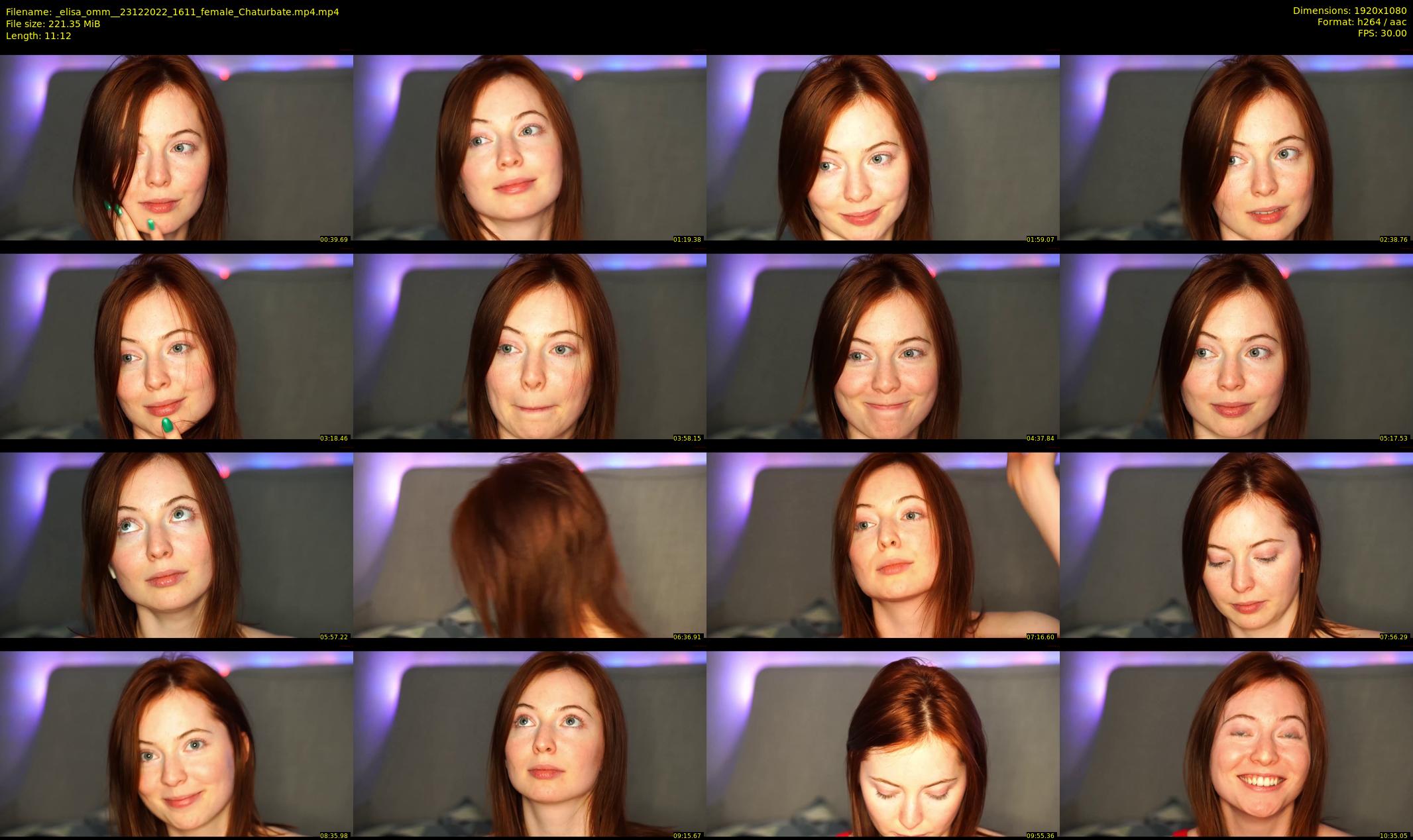 _elisa_omm_ — 12 minute Chaturbate female cam show recording, 1080p, Dec 23, 2022