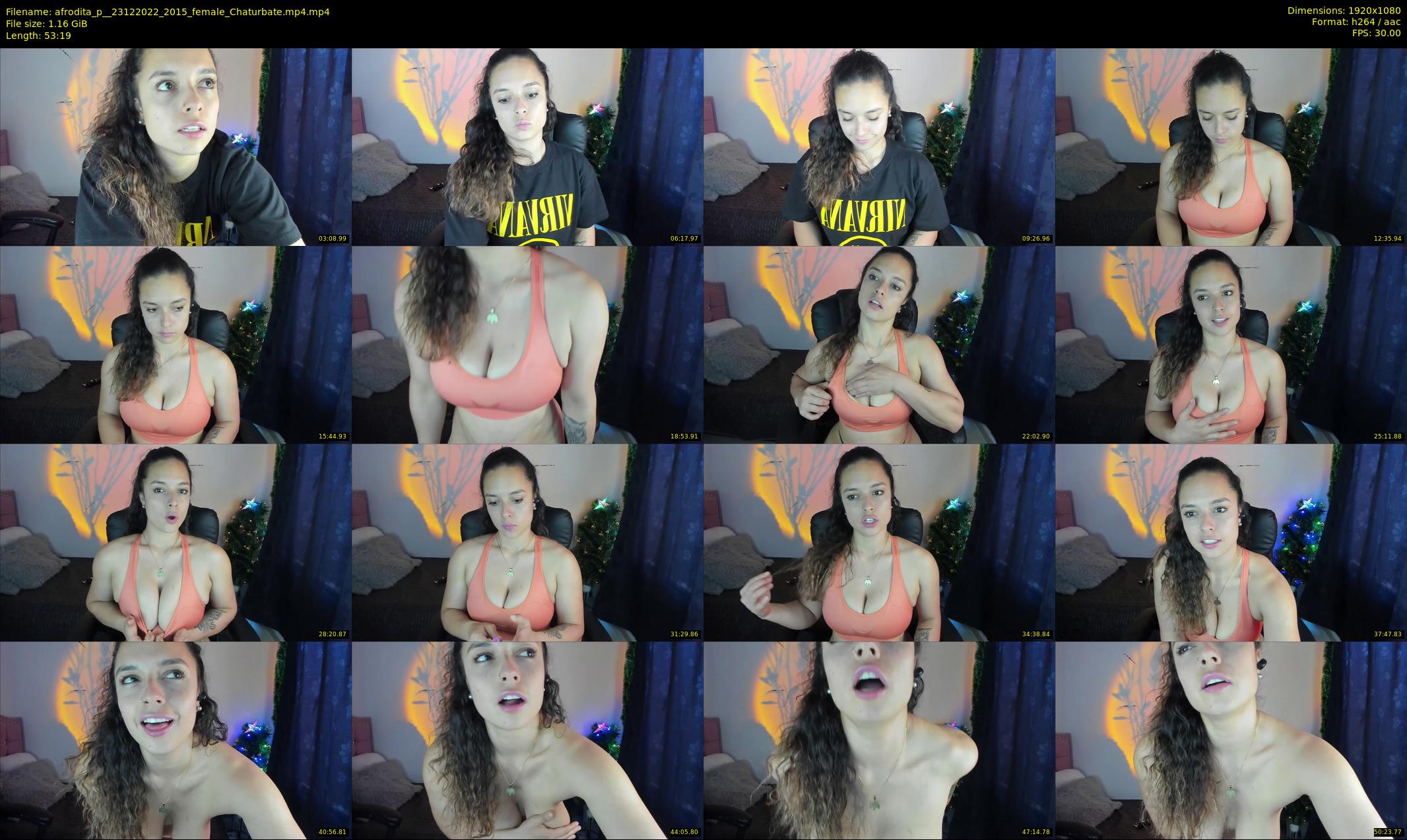 afrodita_p_ — 54 minute Chaturbate female cam show recording, 1080p, Dec 23, 2022