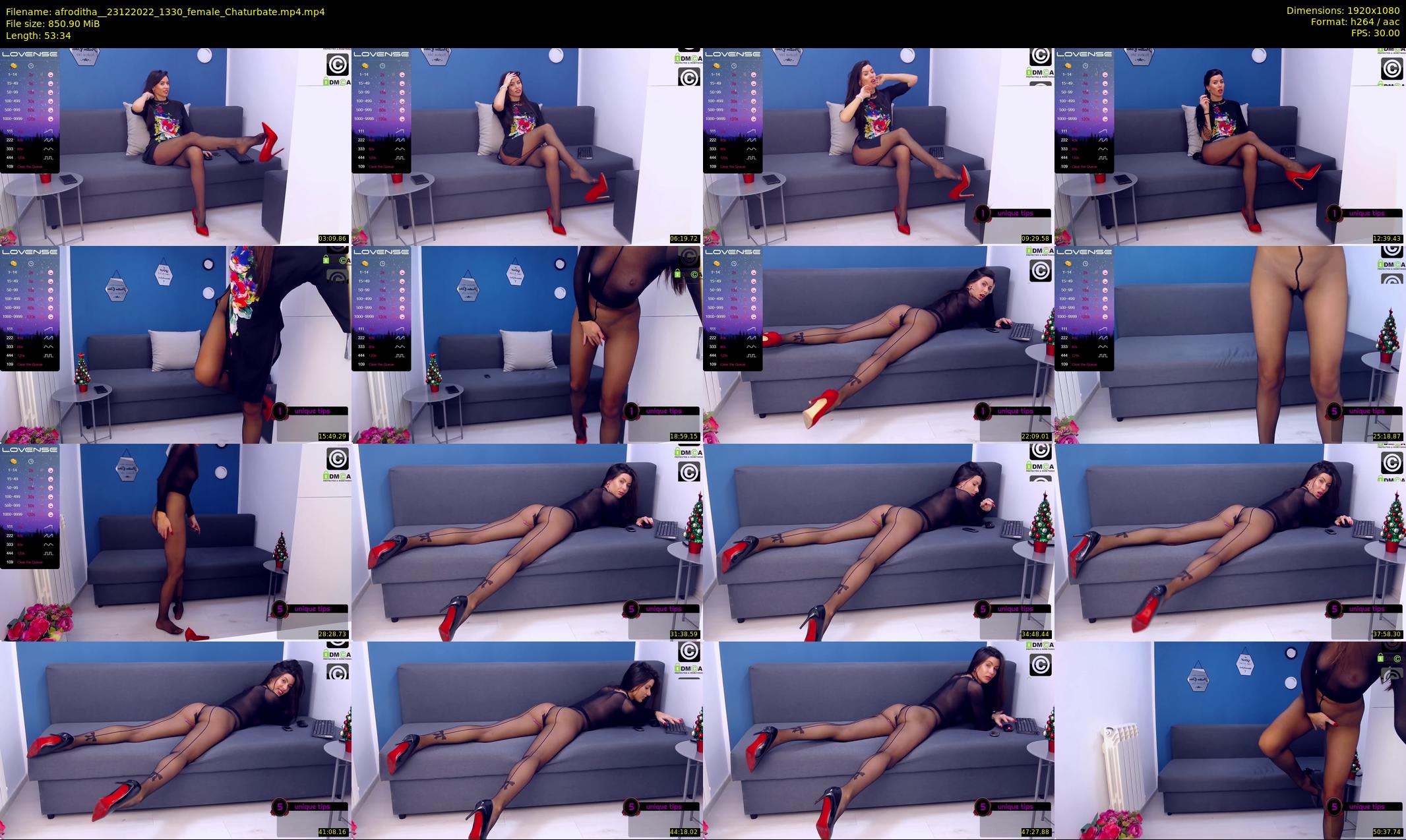 afroditha_ — 54 minute Chaturbate female cam show recording, 1080p, Dec 23, 2022