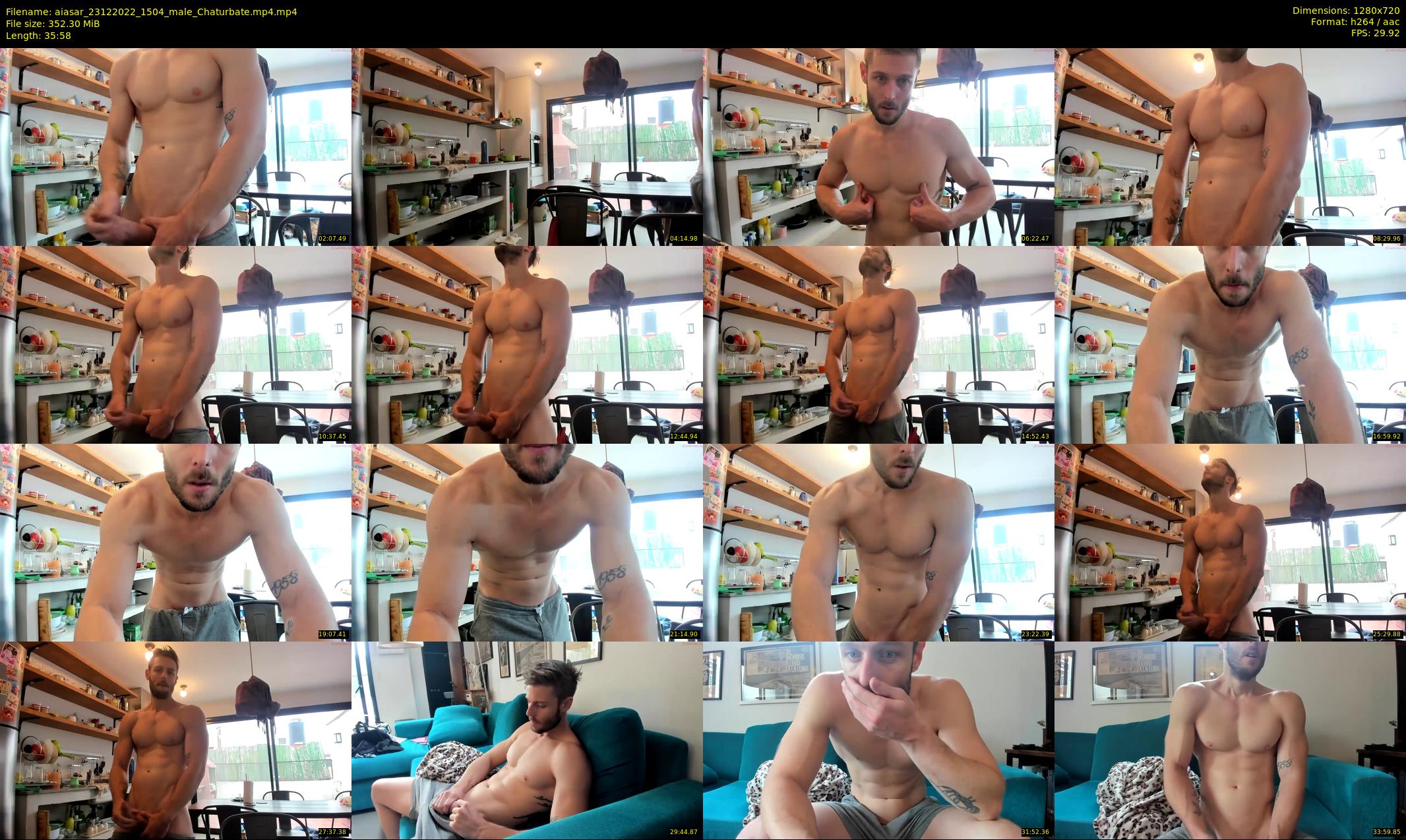 aiasar — 36 minute Chaturbate male cam show recording, 720p, Dec 23, 2022