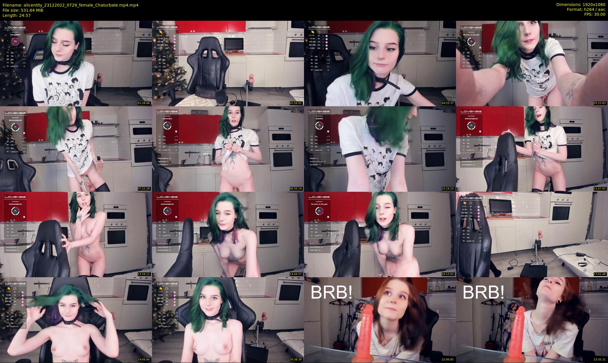 alicentity — 25 minute Chaturbate female cam show recording, 1080p, Dec 23, 2022
