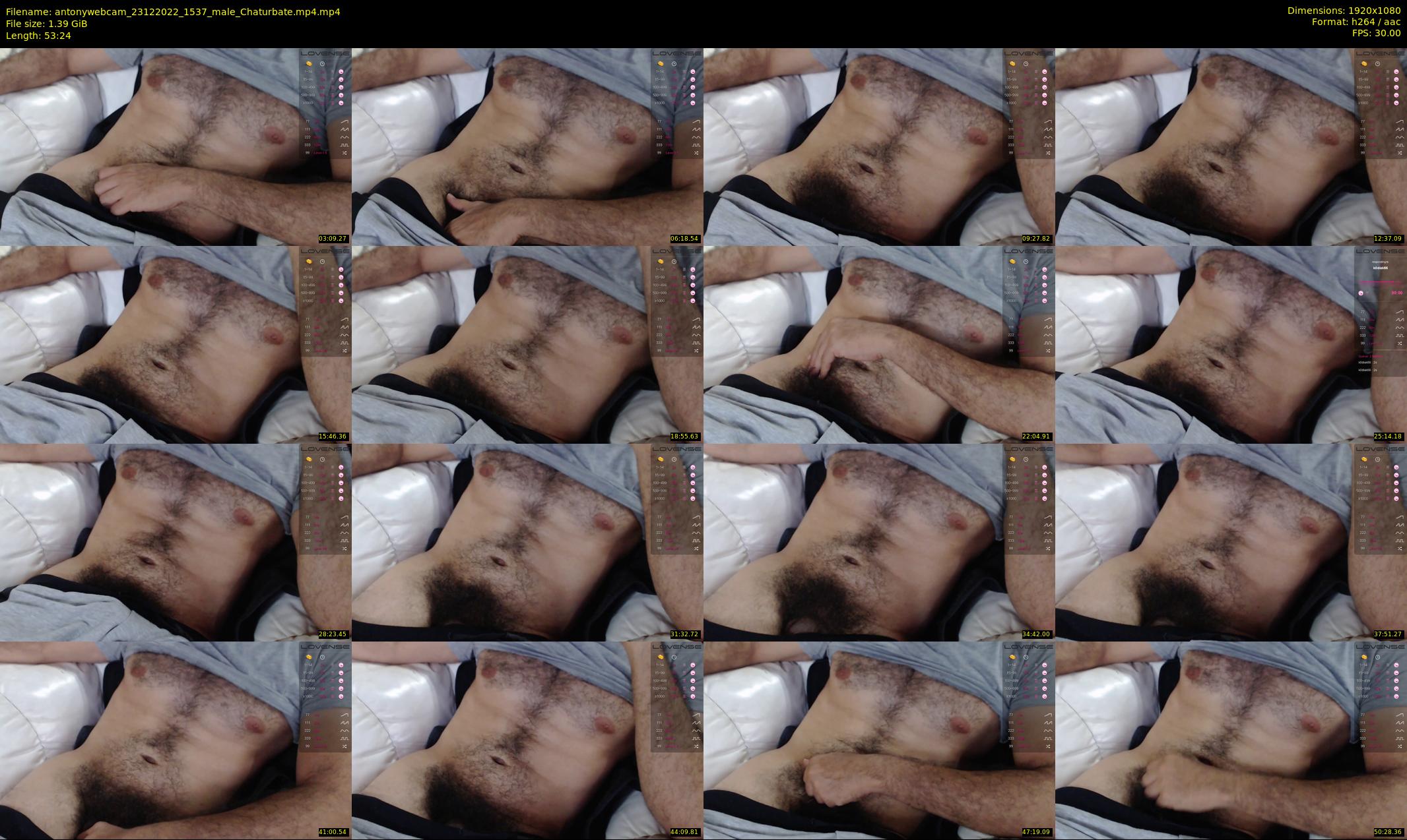 antonywebcam — 54 minute Chaturbate male cam show recording, 1080p, Dec 23, 2022