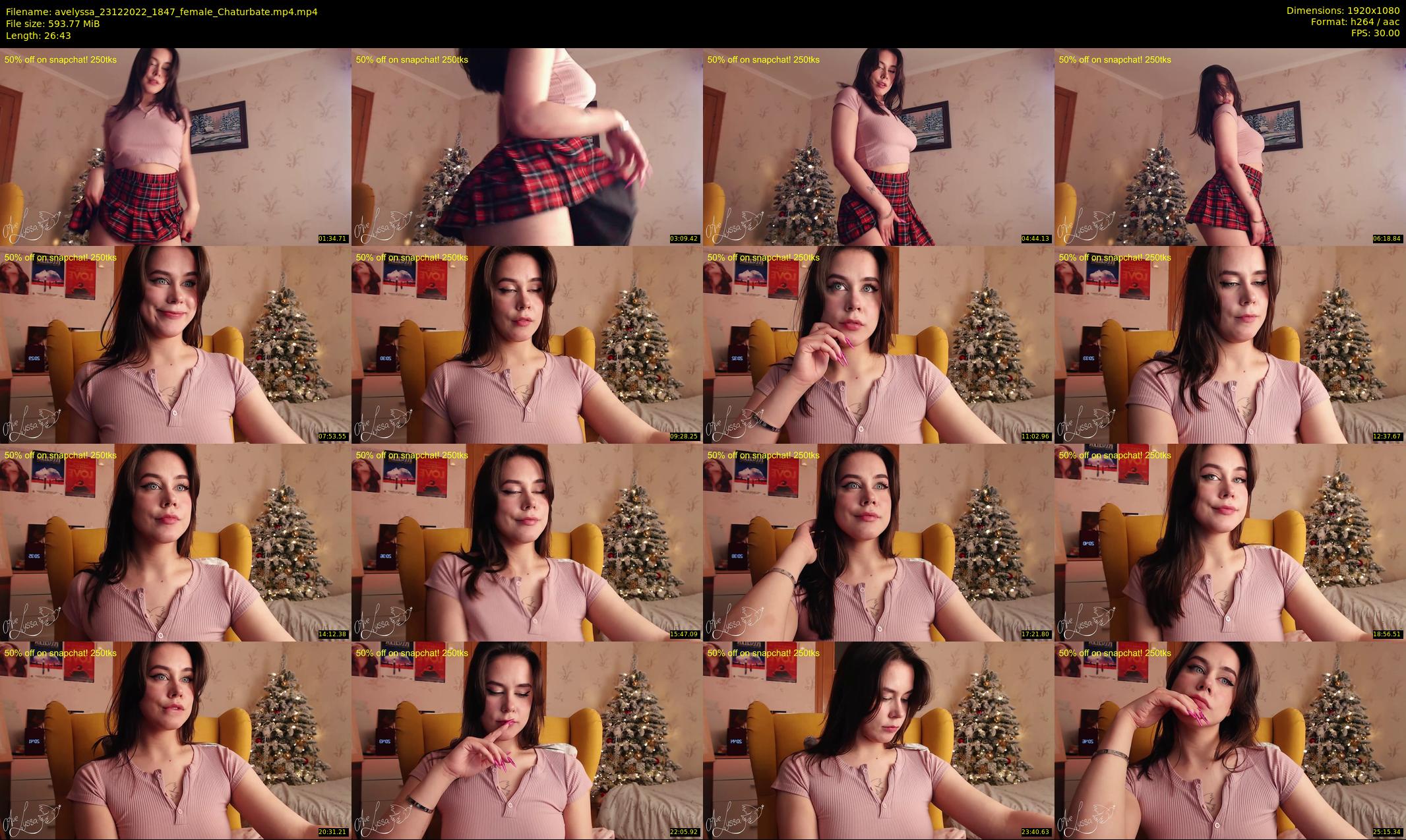 avelyssa — 27 minute Chaturbate female cam show recording, 1080p, Dec 23, 2022