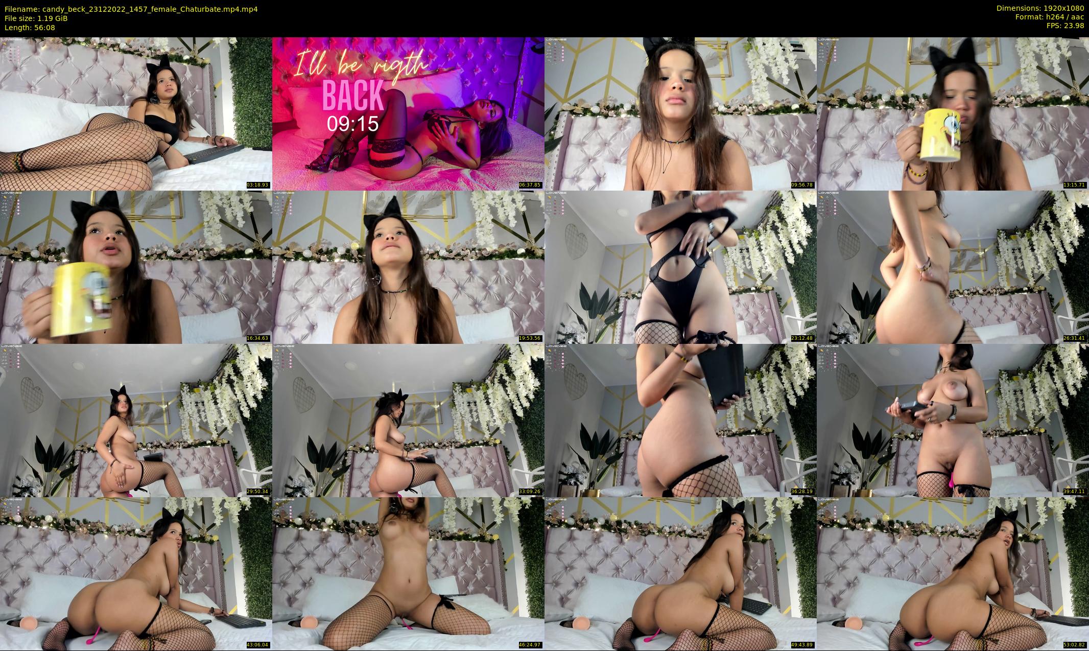 candy_beck — 57 minute Chaturbate female cam show recording, 1080p, Dec 23, 2022