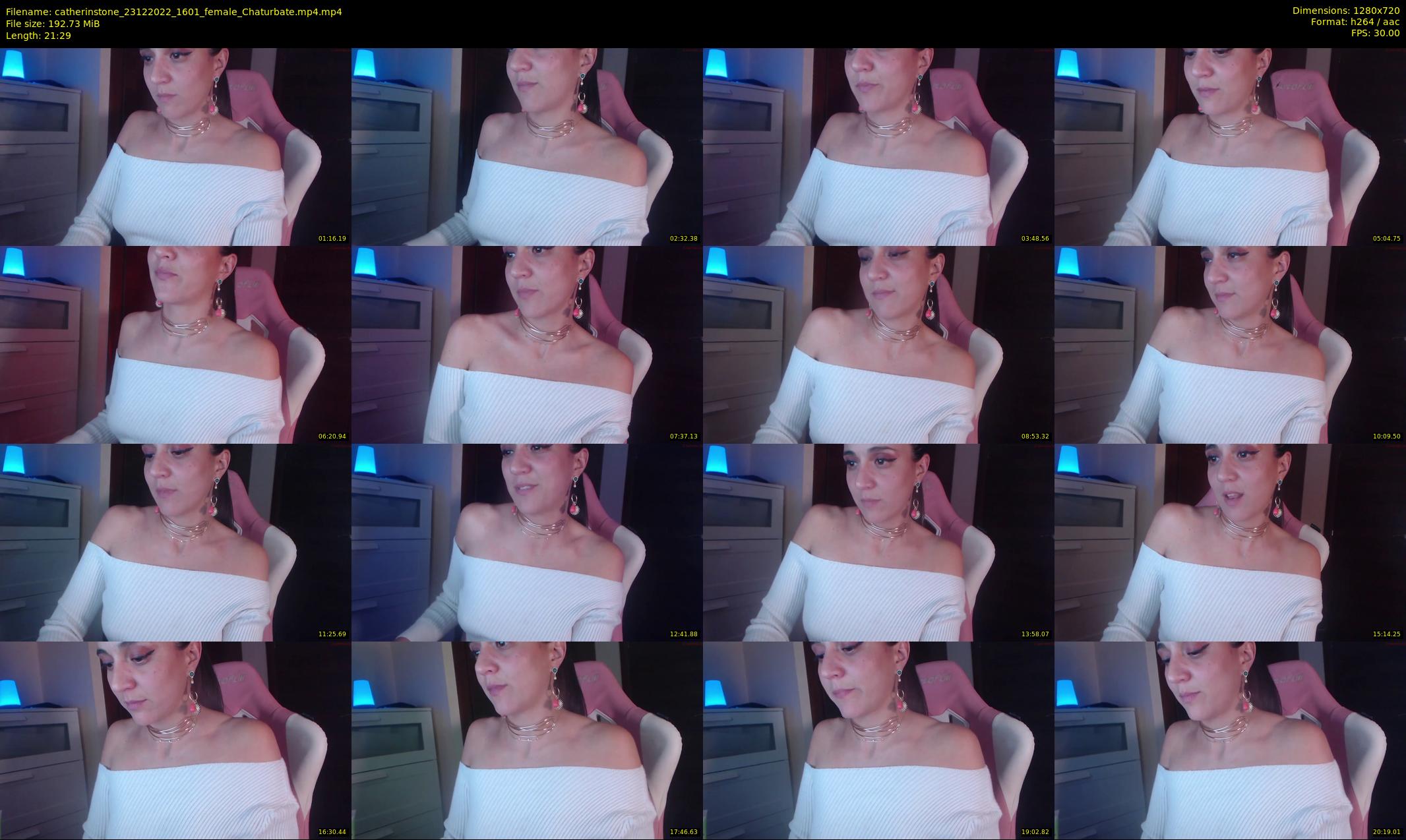 catherinstone — 22 minute Chaturbate female cam show recording, 720p, Dec 23, 2022