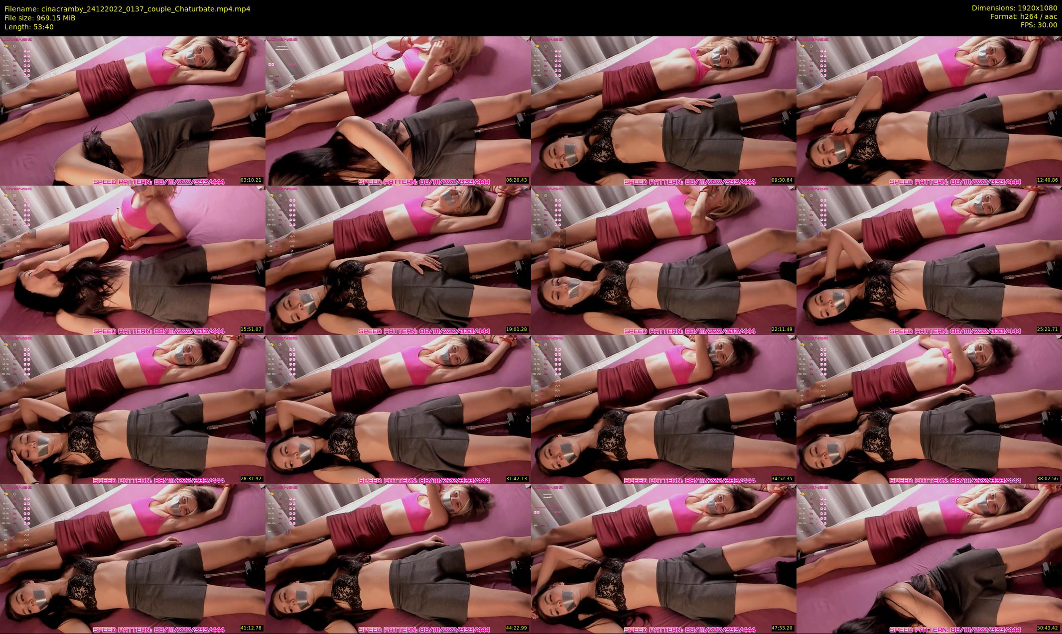 cinacramby — 54 minute Chaturbate female cam show recording, 1080p, Dec 24, 2022