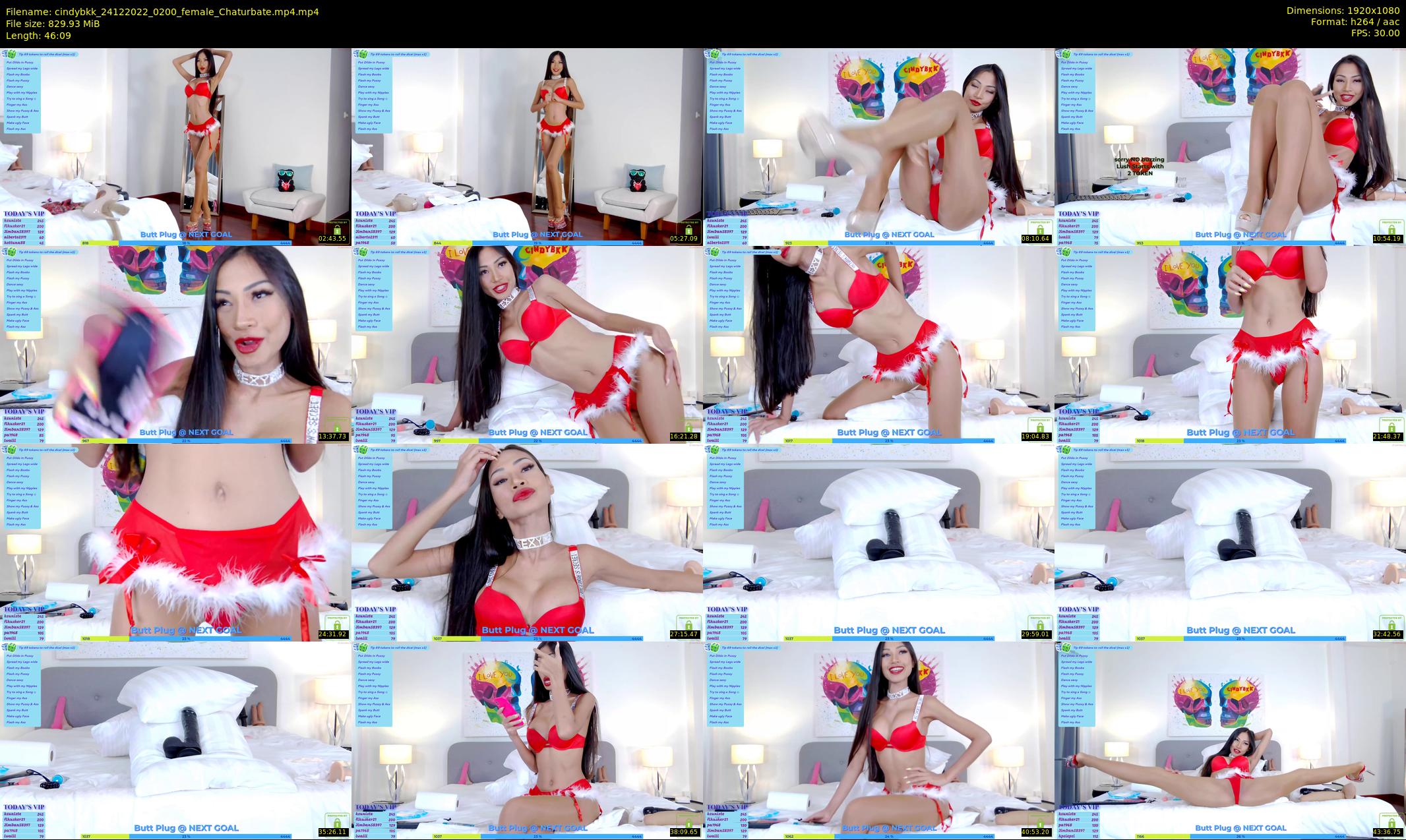 cindybkk — 47 minute Chaturbate female cam show recording, 1080p, Dec 24, 2022