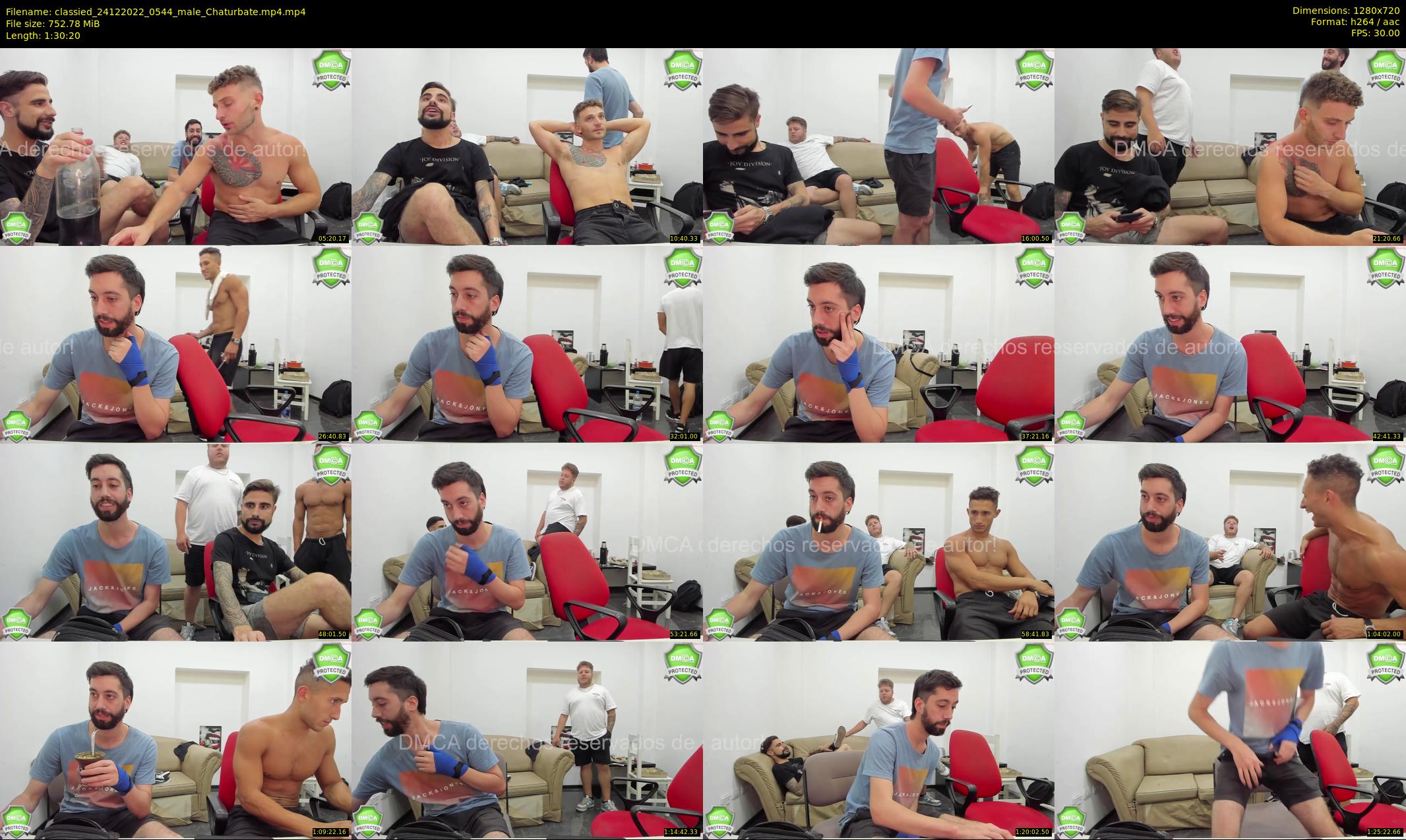 classied — 91 minute Chaturbate male cam show recording, 720p, Dec 24, 2022