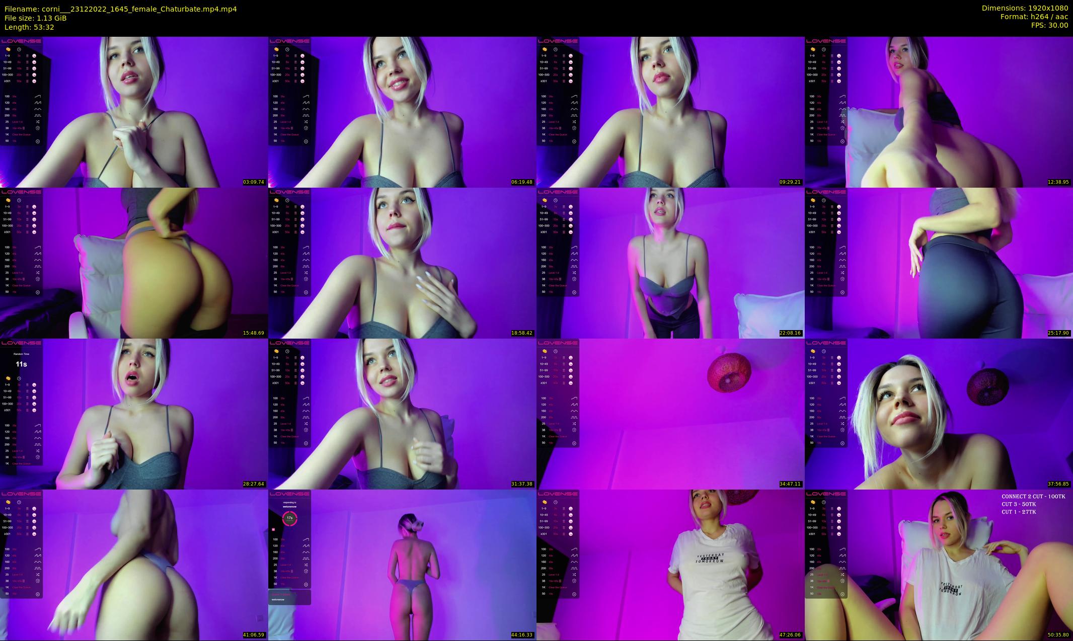 corni__ — 54 minute Chaturbate female cam show recording, 1080p, Dec 23, 2022
