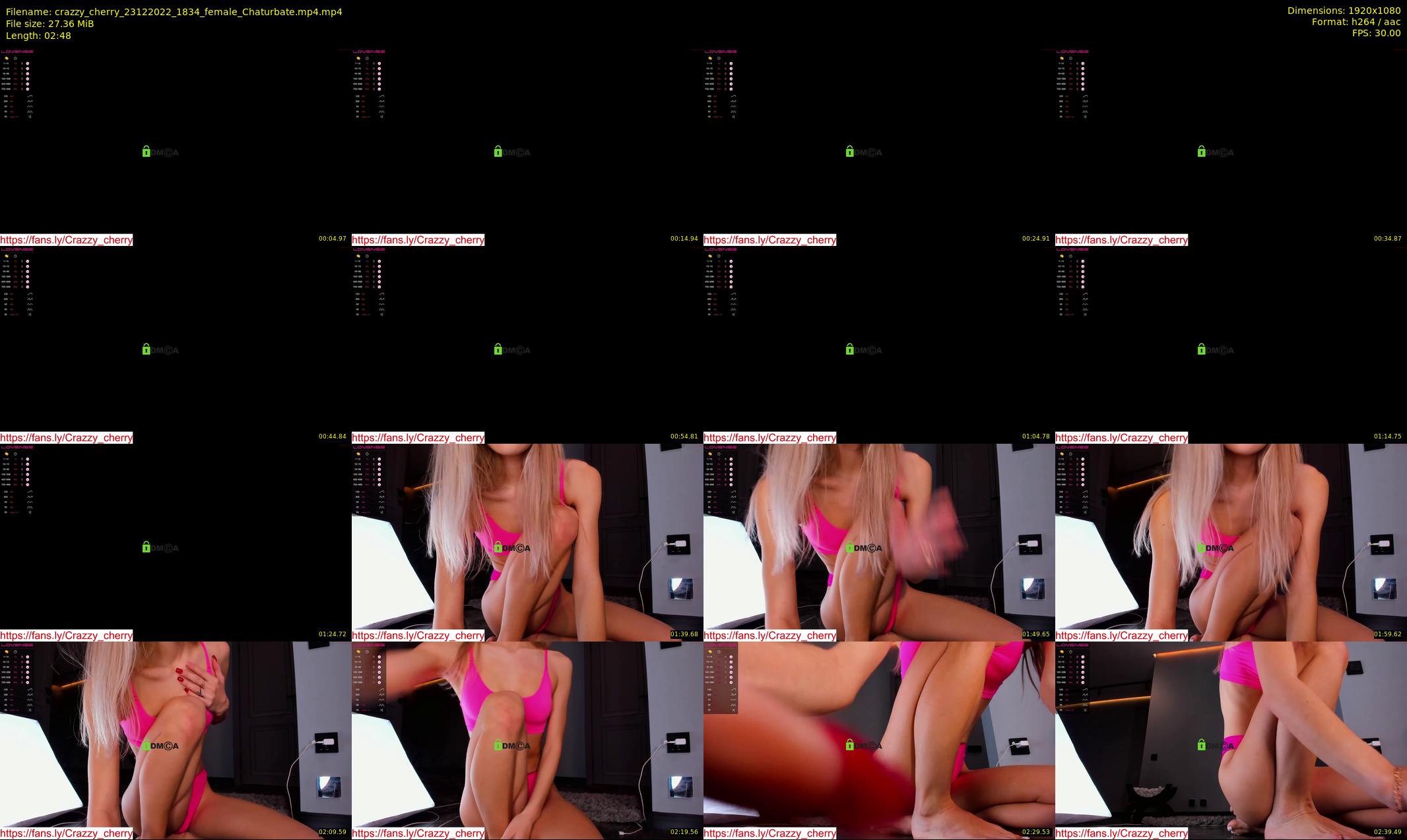 crazzy_cherry — 3 minute Chaturbate female cam show recording, 1080p, Dec 23, 2022