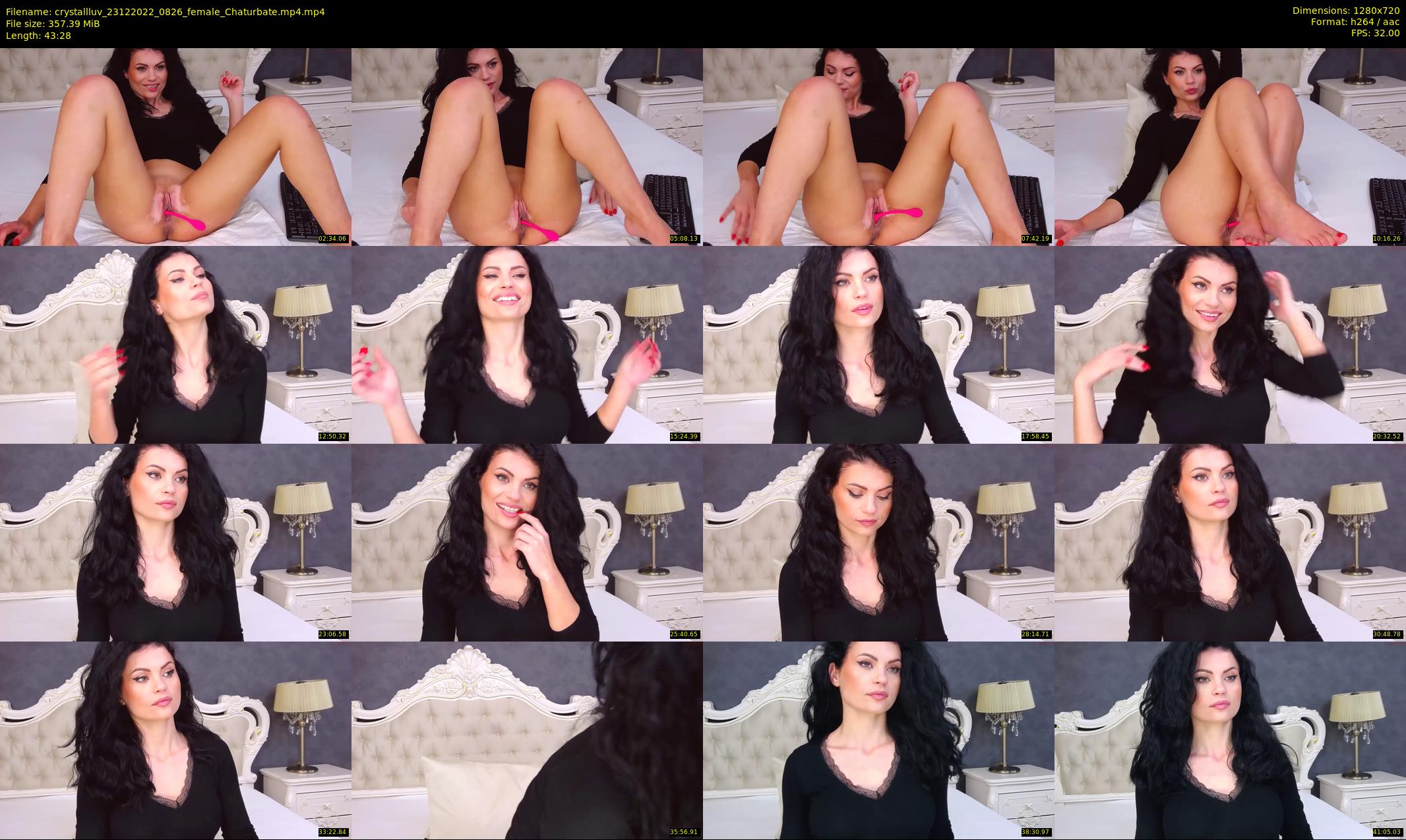 crystallluv — 44 minute Chaturbate female cam show recording, 720p, Dec 23, 2022