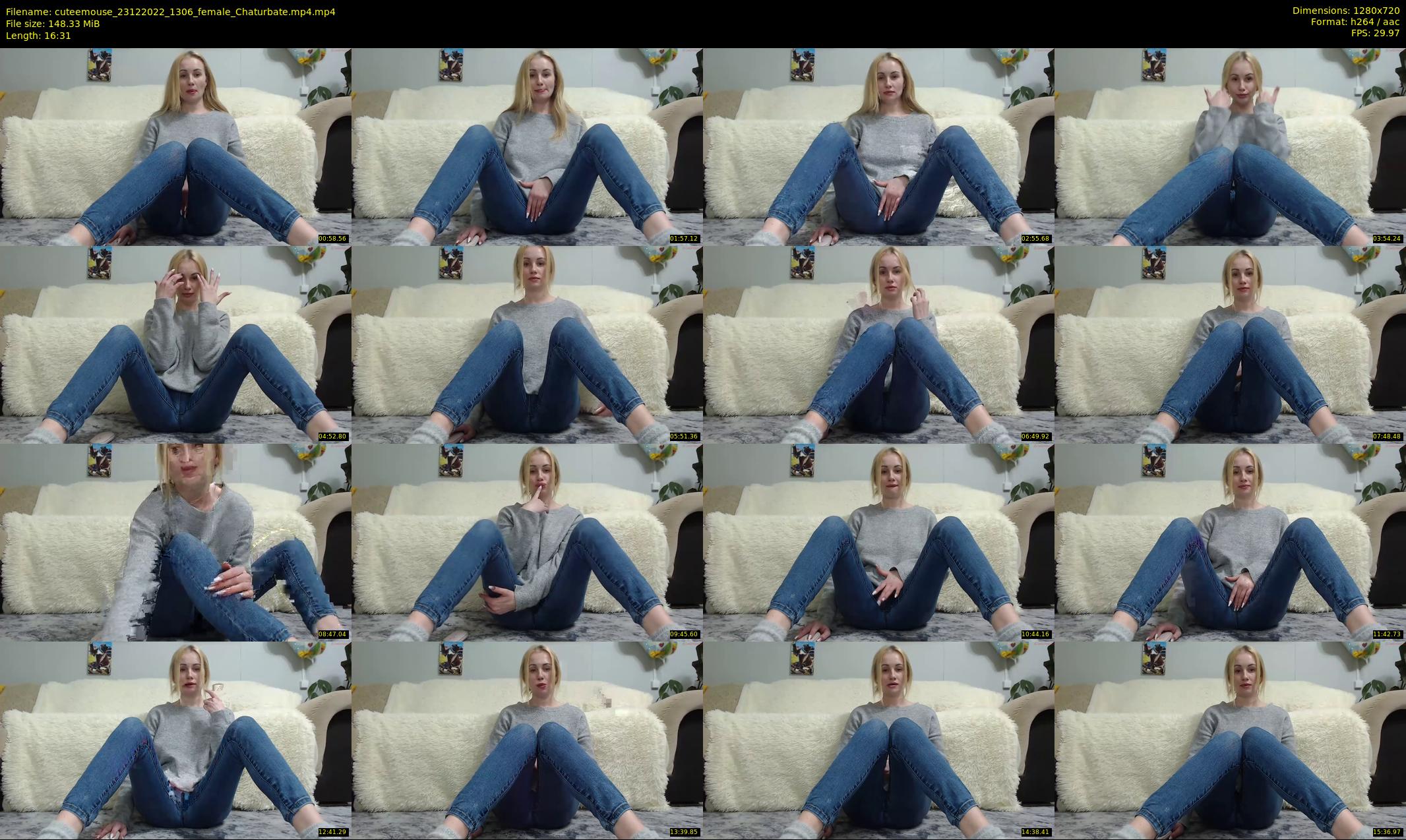 cuteemouse — 17 minute Chaturbate female cam show recording, 720p, Dec 23, 2022