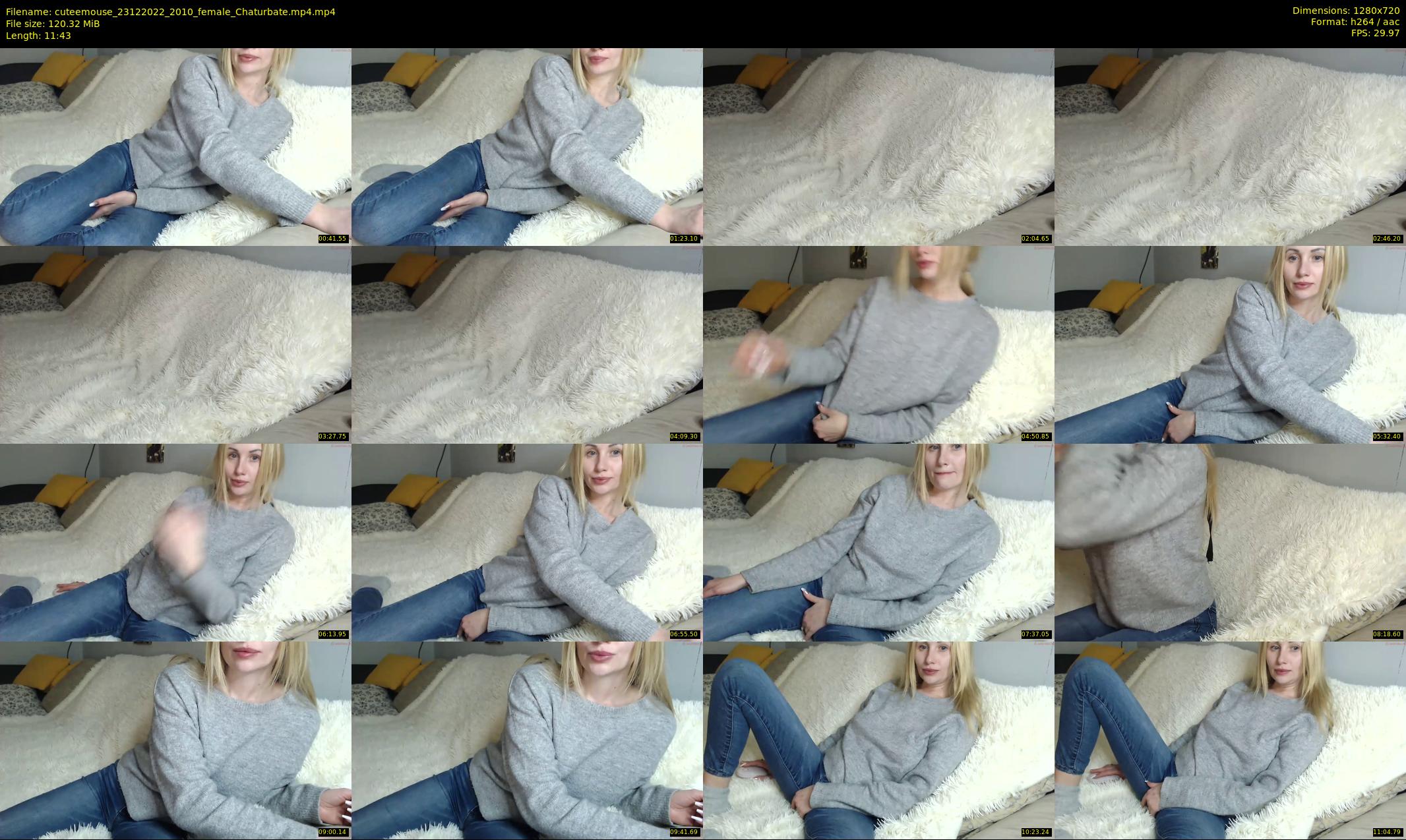 cuteemouse — 12 minute Chaturbate female cam show recording, 720p, Dec 23, 2022