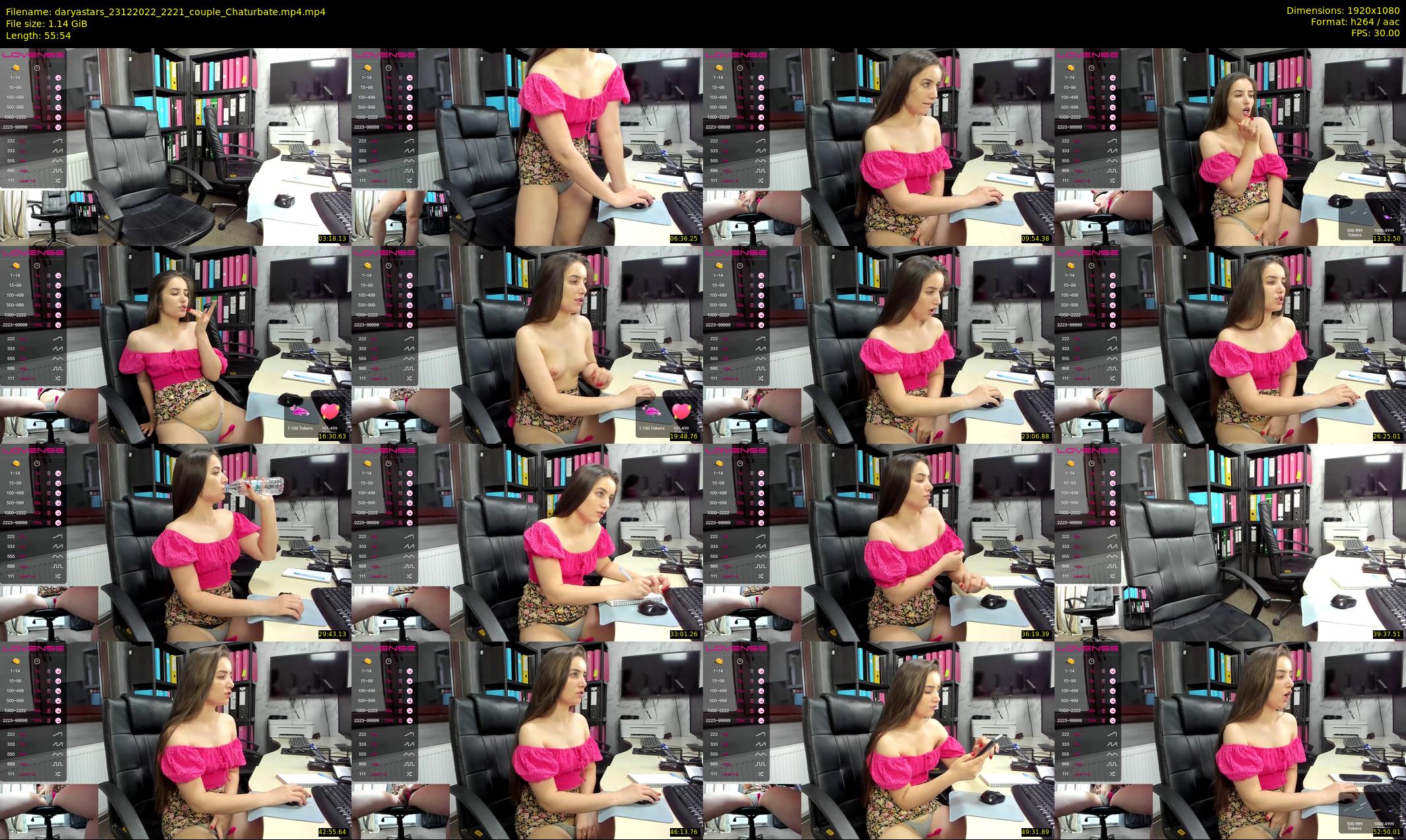 daryastars — 56 minute Chaturbate couple cam show recording, 1080p, Dec 23, 2022