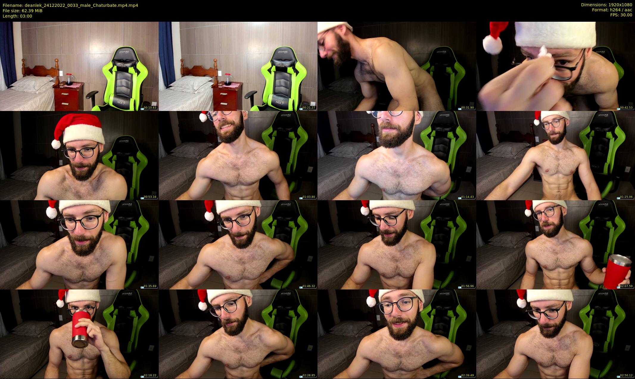 deanlek — 3 minute Chaturbate male cam show recording, 1080p, Dec 24, 2022