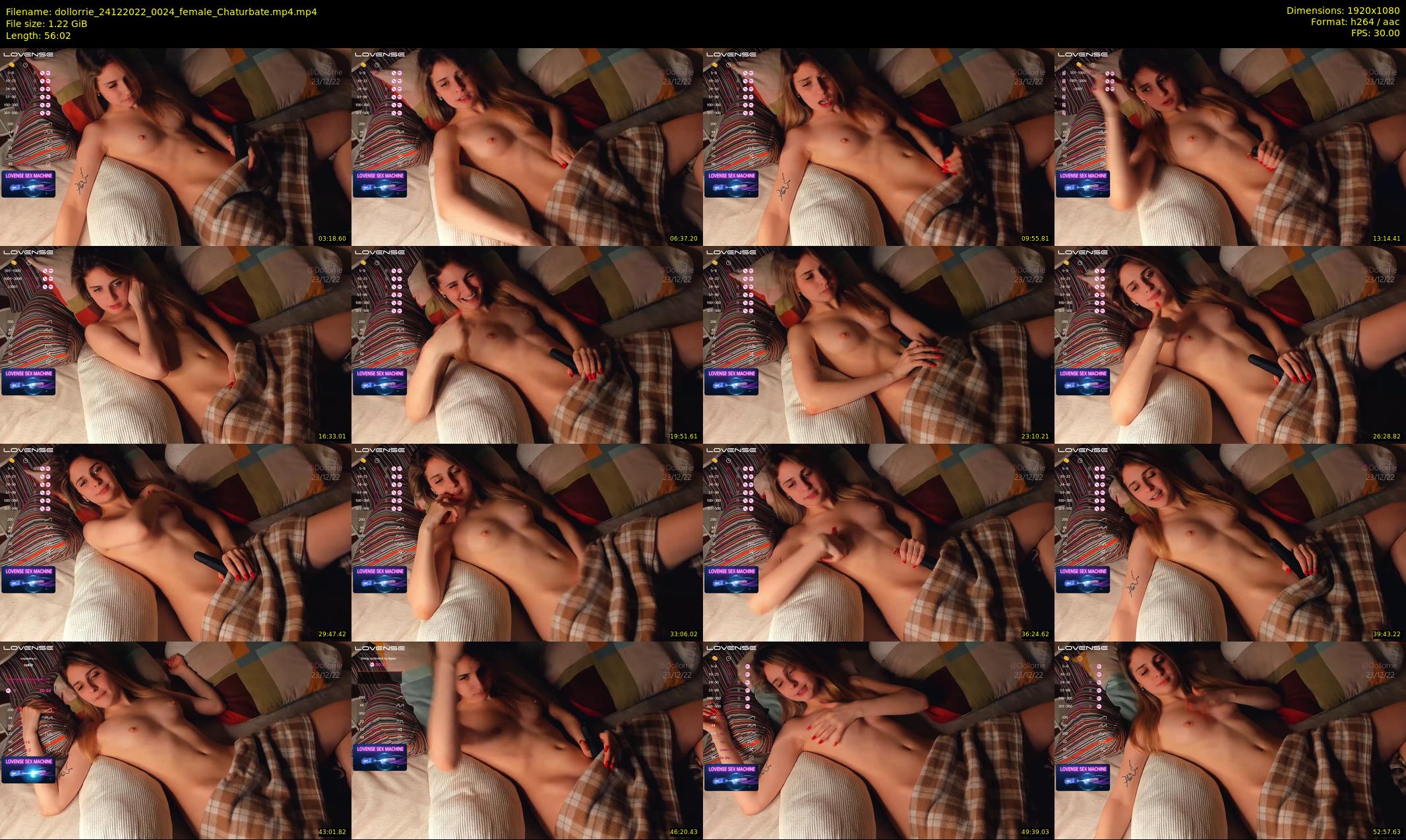 dollorrie — 57 minute Chaturbate couple cam show recording, 1080p, Dec 24, 2022