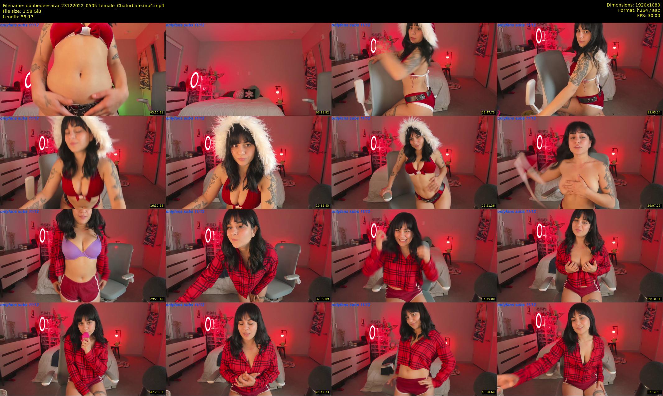 doubedeesarai — 56 minute Chaturbate female cam show recording, 1080p, Dec 23, 2022