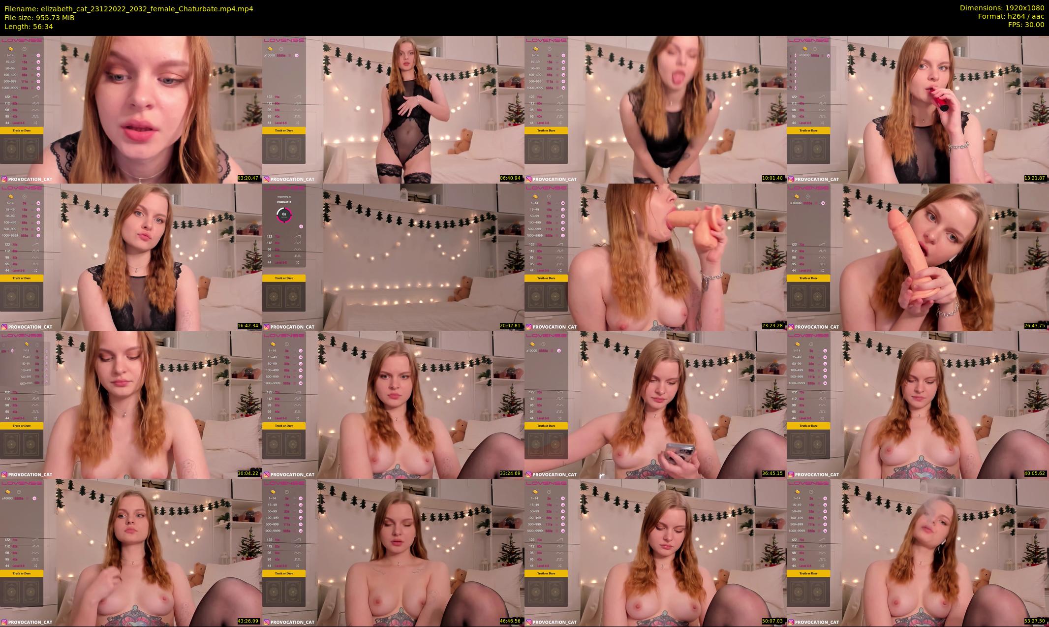 elizabeth_cat — 57 minute Chaturbate female cam show recording, 1080p, Dec 23, 2022