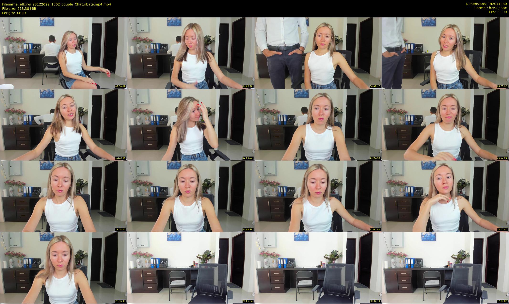 ellcrys — 34 minute Chaturbate couple cam show recording, 1080p, Dec 23, 2022