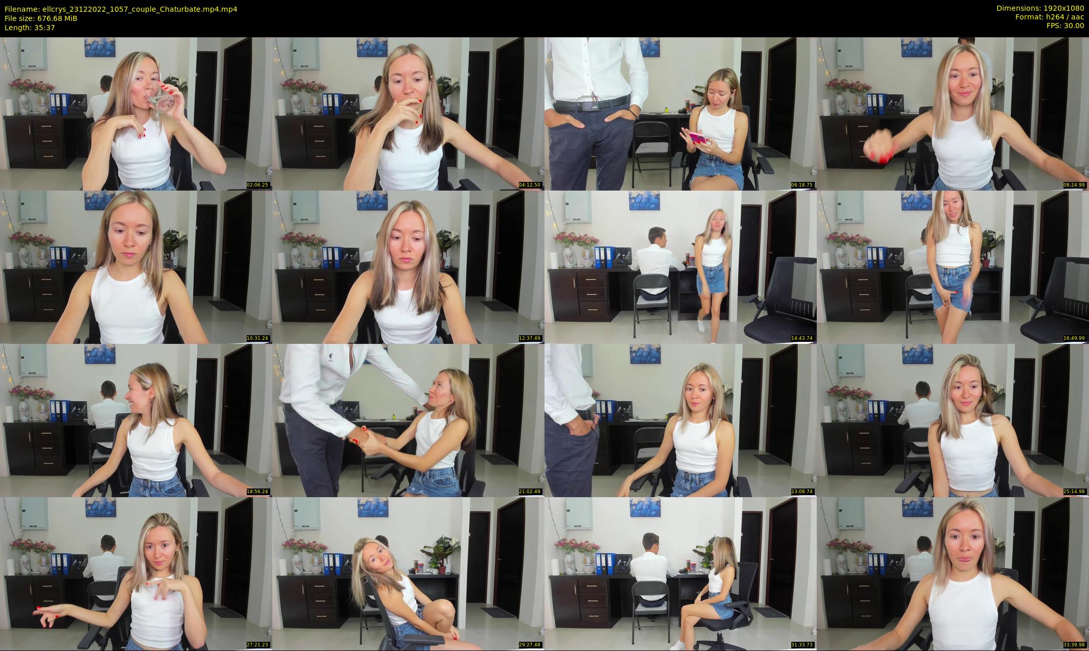 ellcrys — 36 minute Chaturbate couple cam show recording, 1080p, Dec 23, 2022