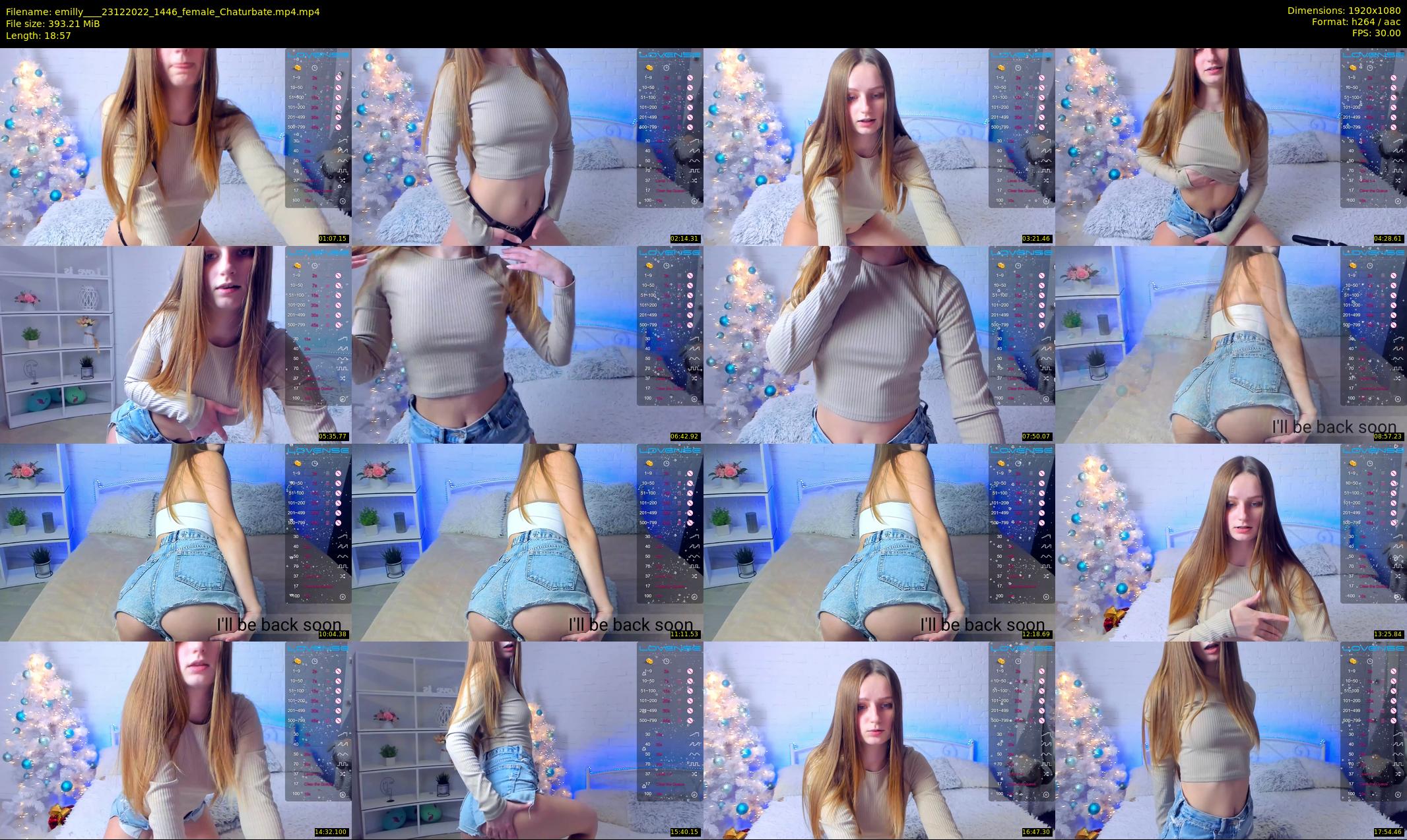 emilly___ — 19 minute Chaturbate female cam show recording, 1080p, Dec 23, 2022