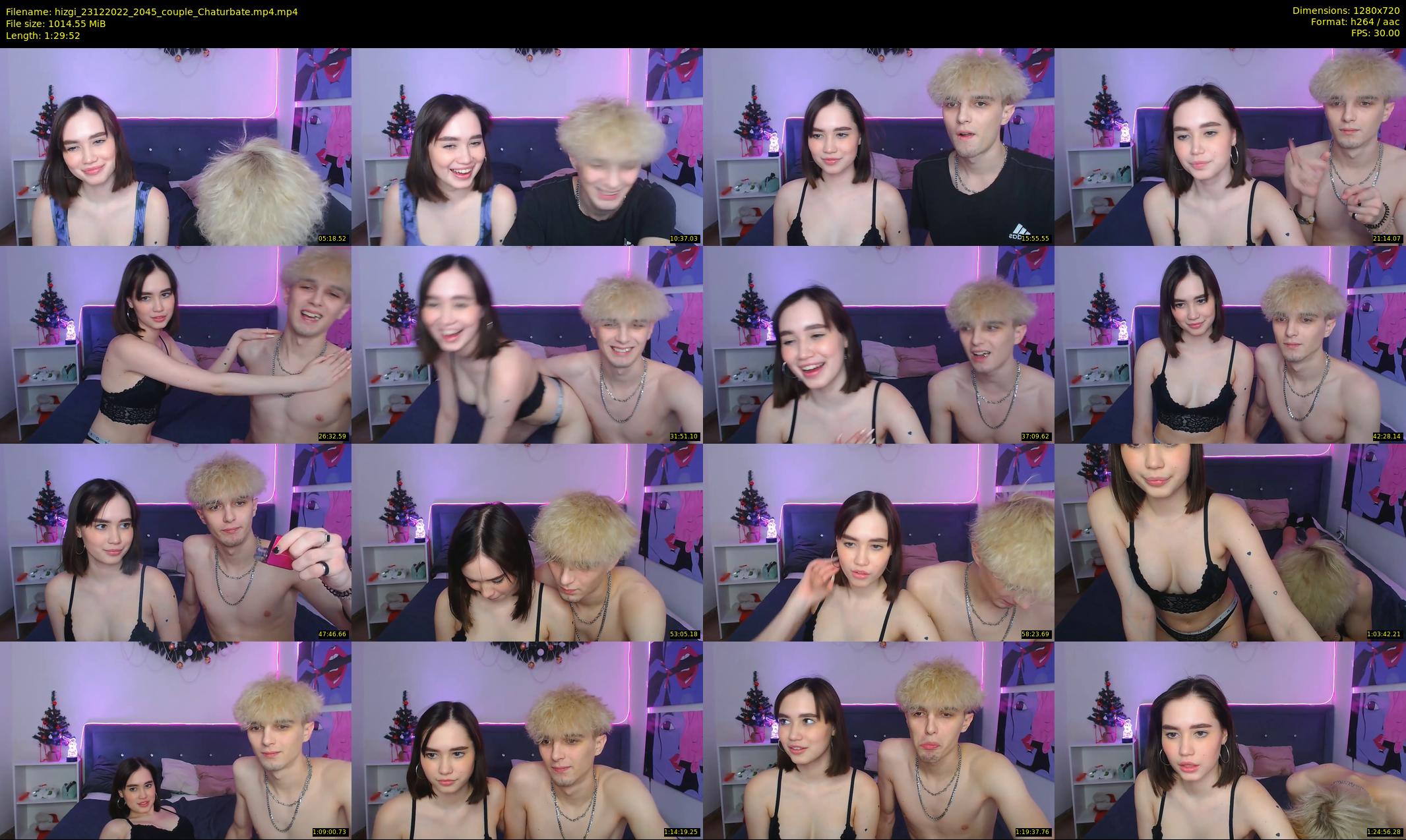 hizgi — 90 minute Chaturbate couple cam show recording, 720p, Dec 23, 2022