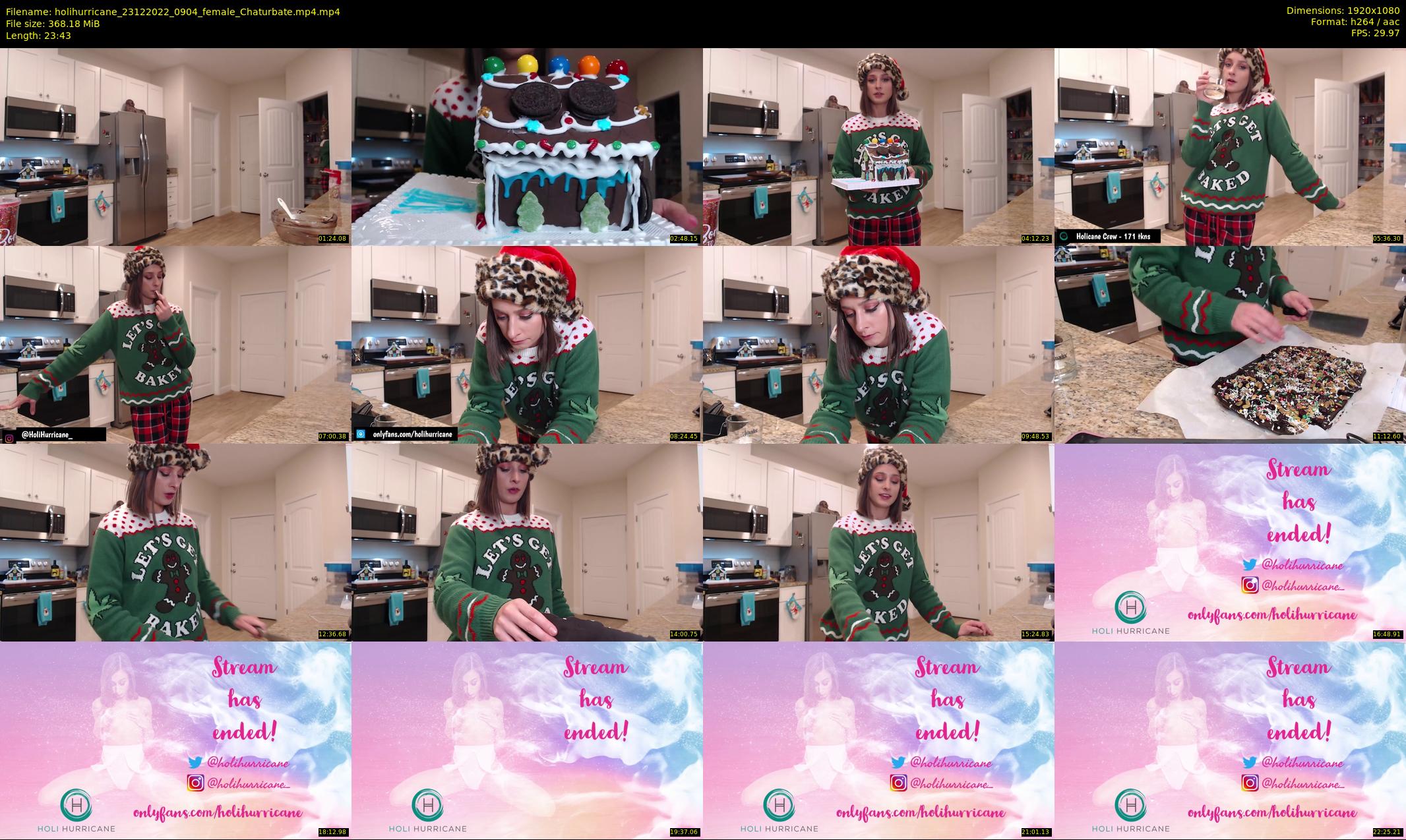 holihurricane — 24 minute Chaturbate female cam show recording, 1080p, Dec 23, 2022