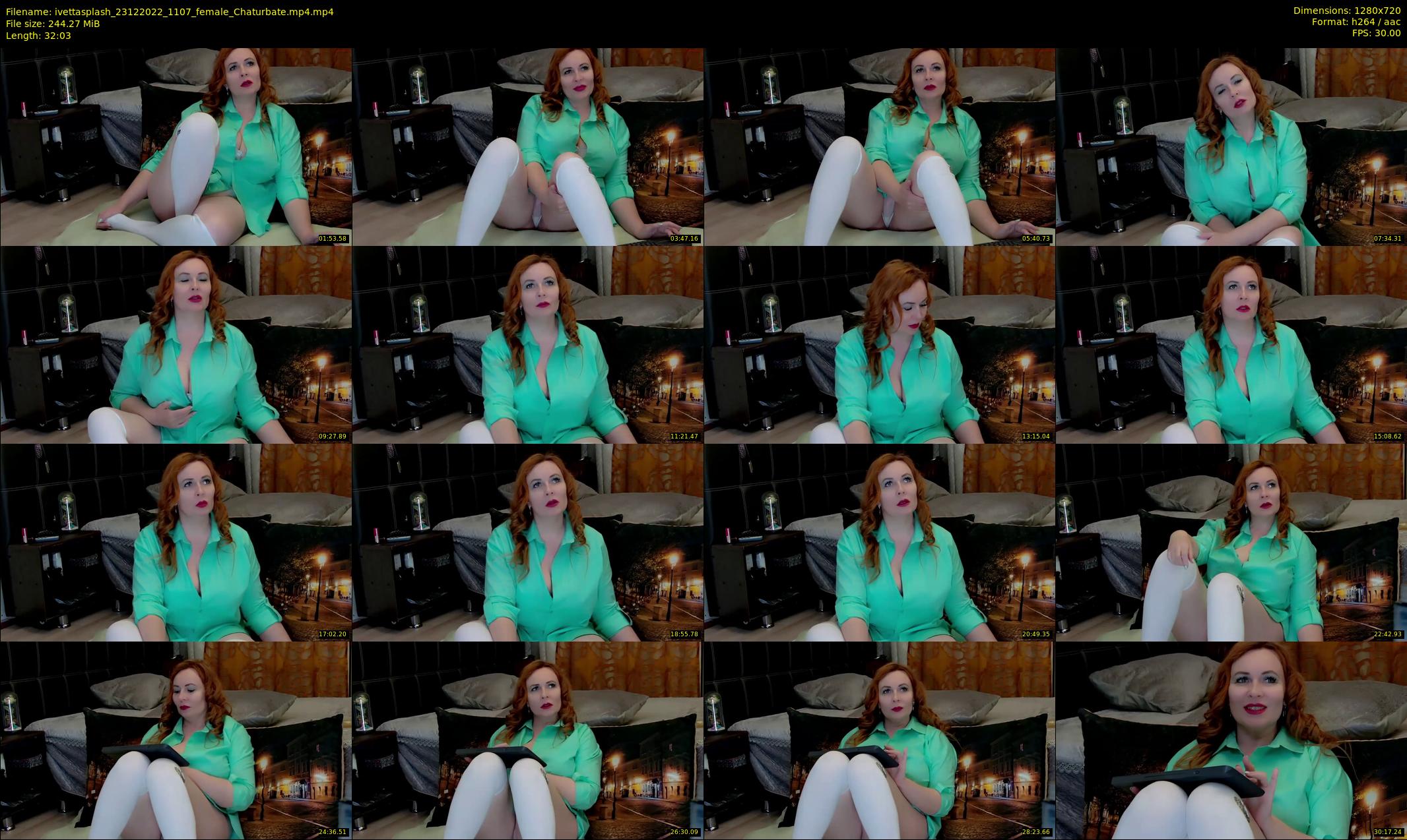 ivettasplash — 33 minute Chaturbate female cam show recording, 720p, Dec 23, 2022
