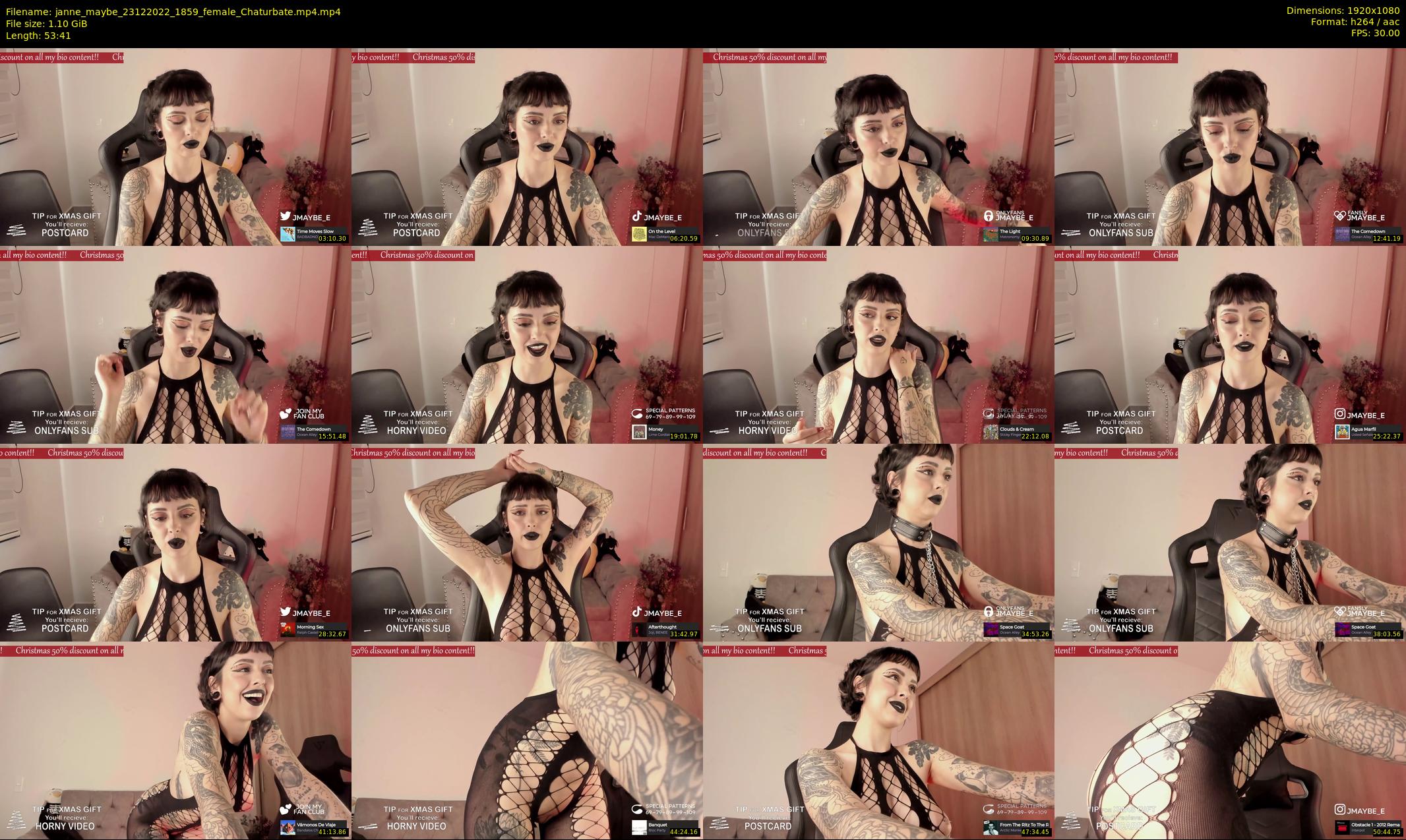 janne_maybe — 54 minute Chaturbate female cam show recording, 1080p, Dec 23, 2022