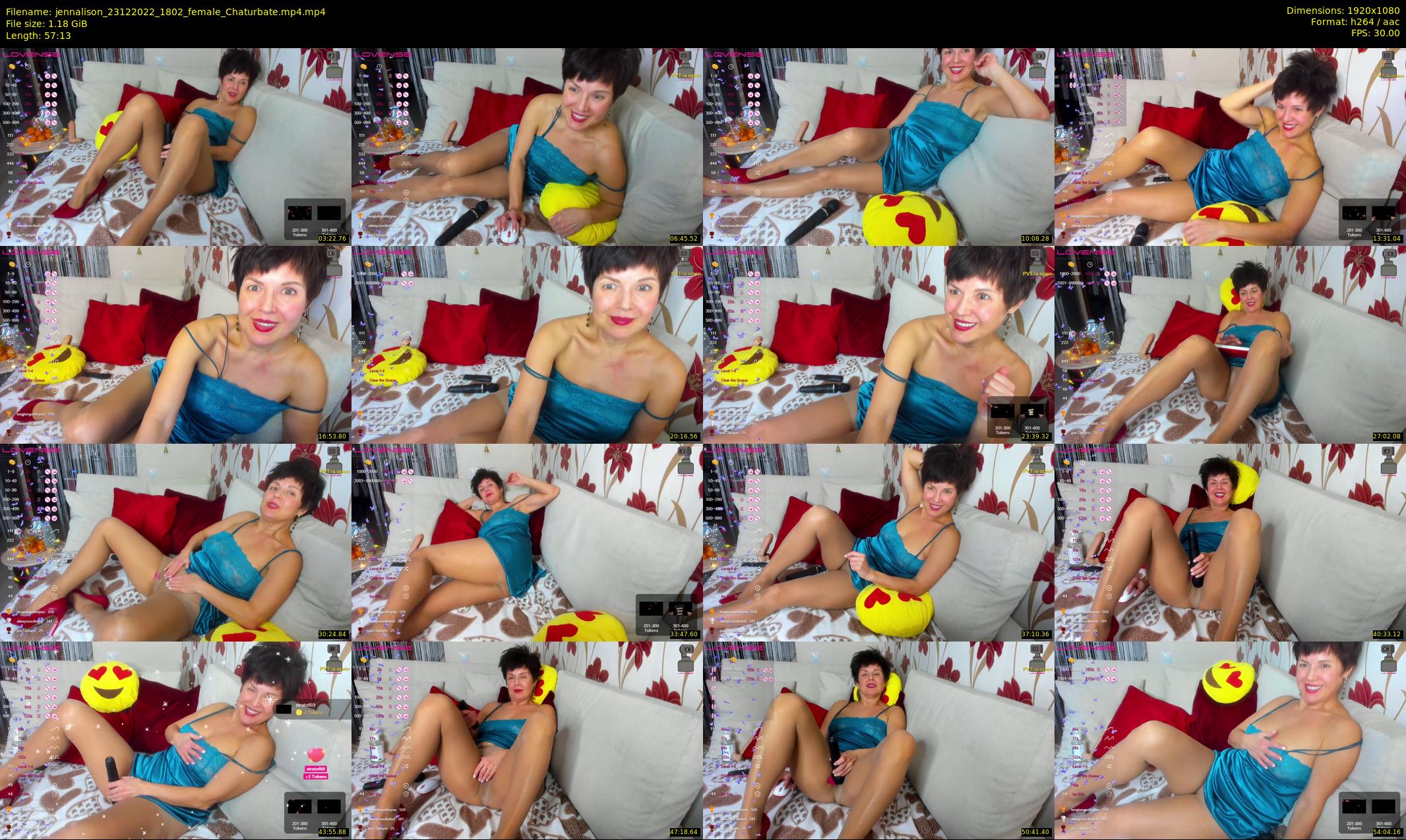 jennalison — 58 minute Chaturbate female cam show recording, 1080p, Dec 23, 2022