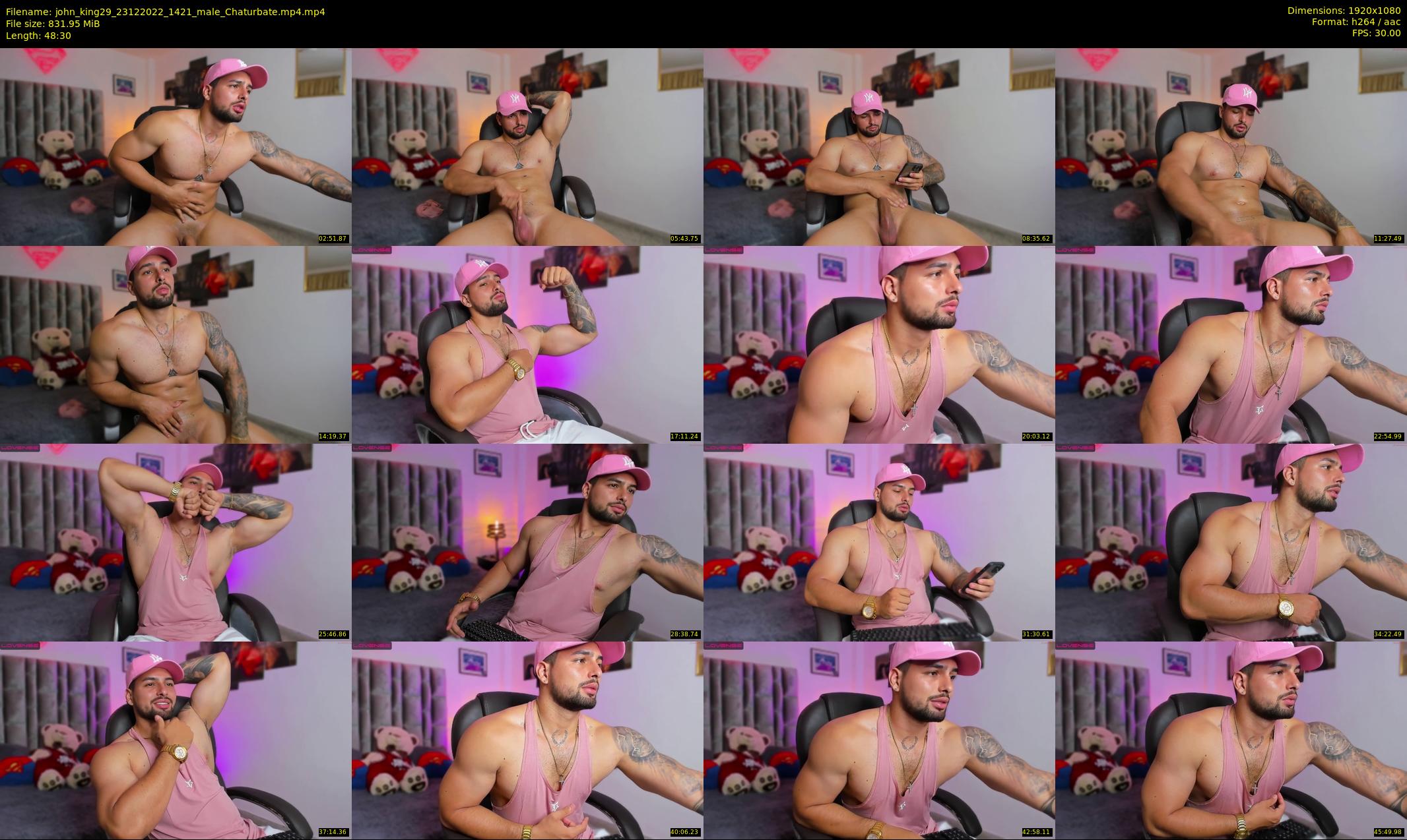 john_king29 — 49 minute Chaturbate male cam show recording, 1080p, Dec 23, 2022