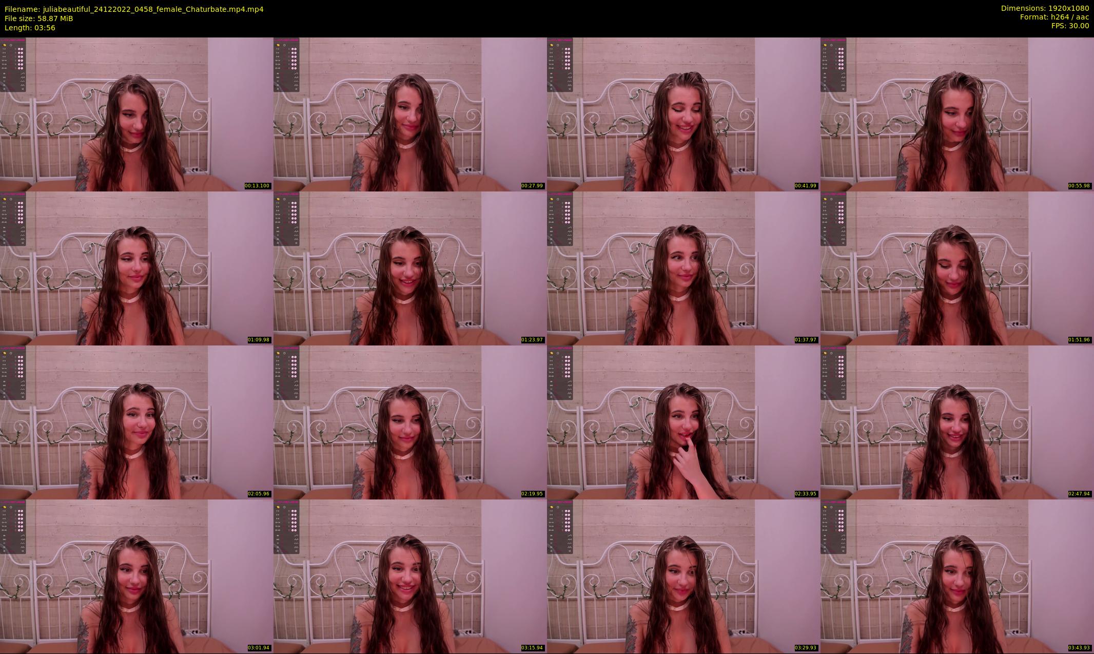 juliabeautiful — 4 minute Chaturbate female cam show recording, 1080p, Dec 24, 2022