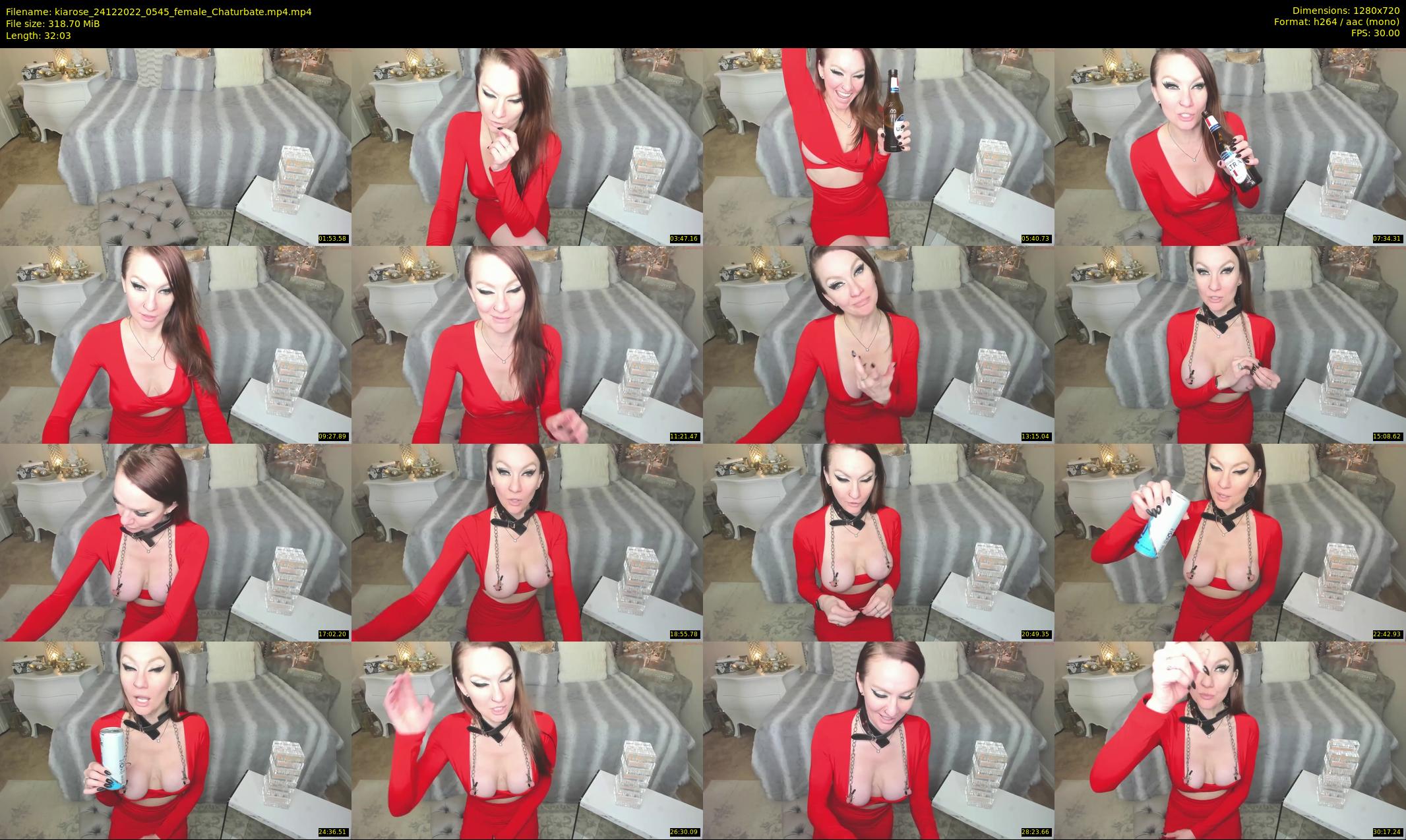 kiarose — 33 minute Chaturbate female cam show recording, 720p, Dec 24, 2022