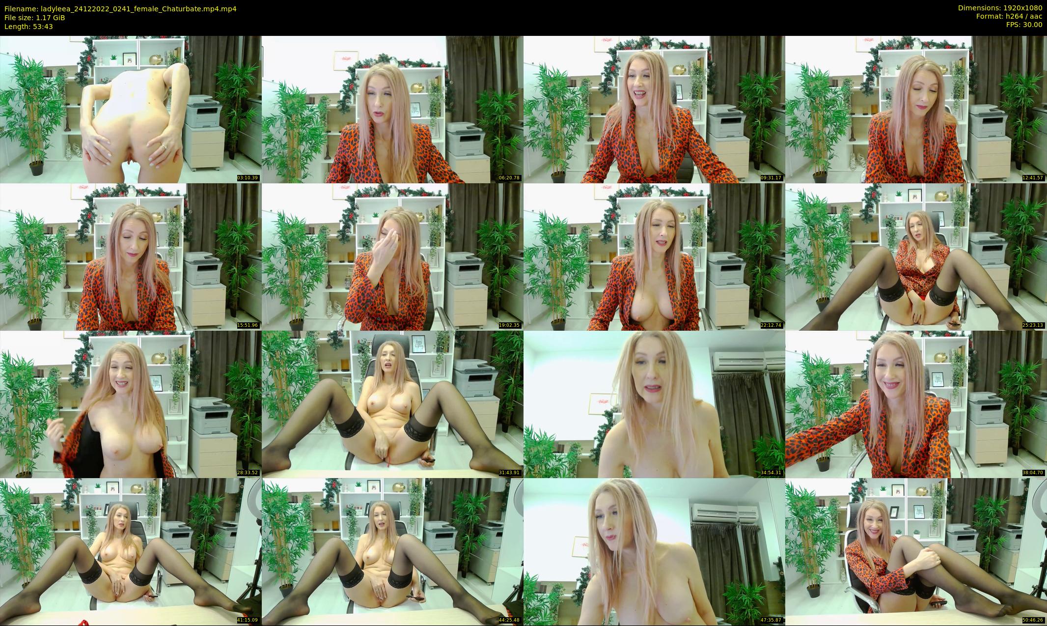 ladyleea — 54 minute Chaturbate female cam show recording, 1080p, Dec 24, 2022