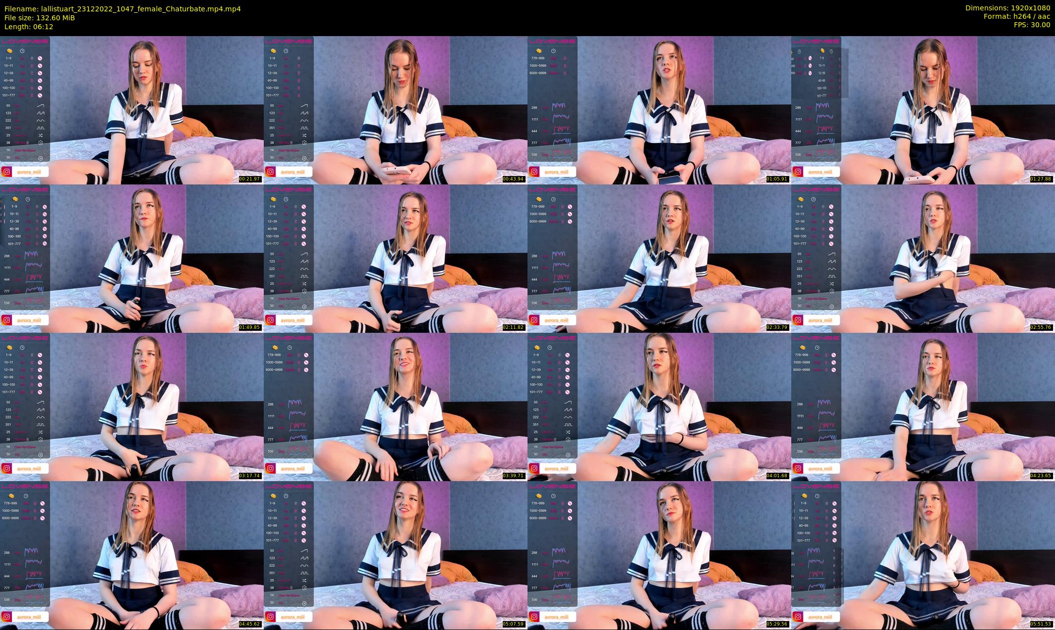 lallistuart — 7 minute Chaturbate female cam show recording, 1080p, Dec 23, 2022