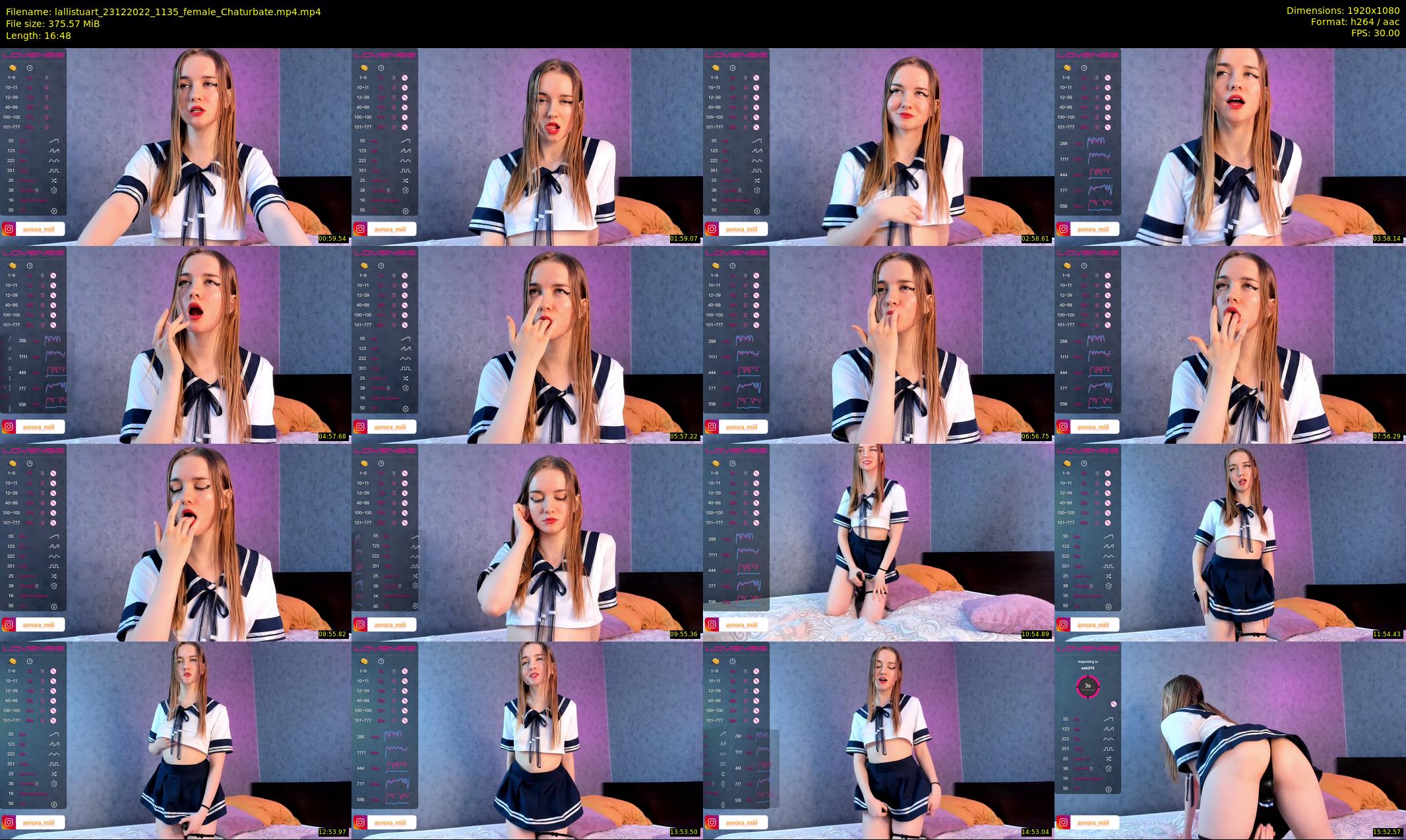 lallistuart — 17 minute Chaturbate female cam show recording, 1080p, Dec 23, 2022